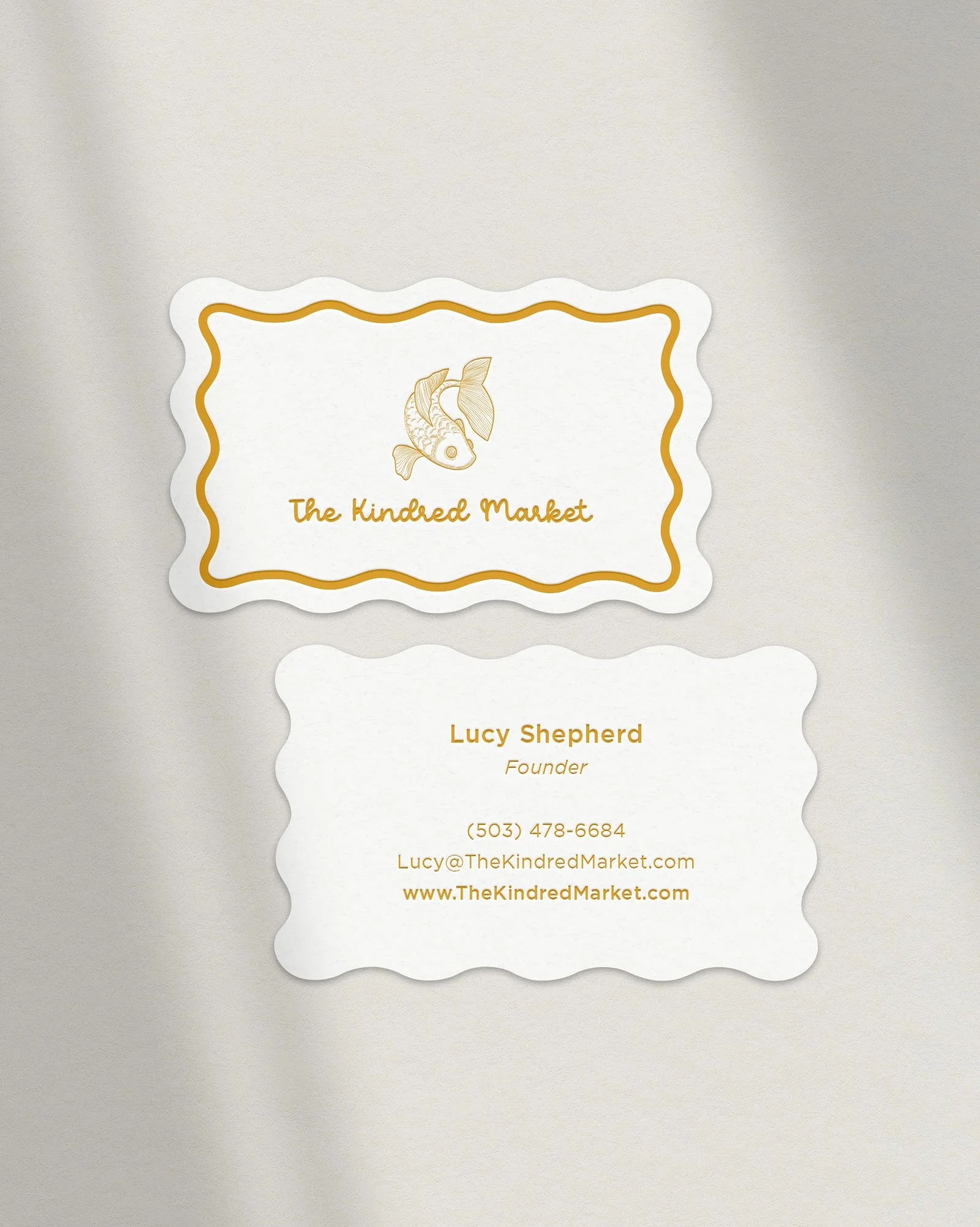 Die-Cut Business Cards