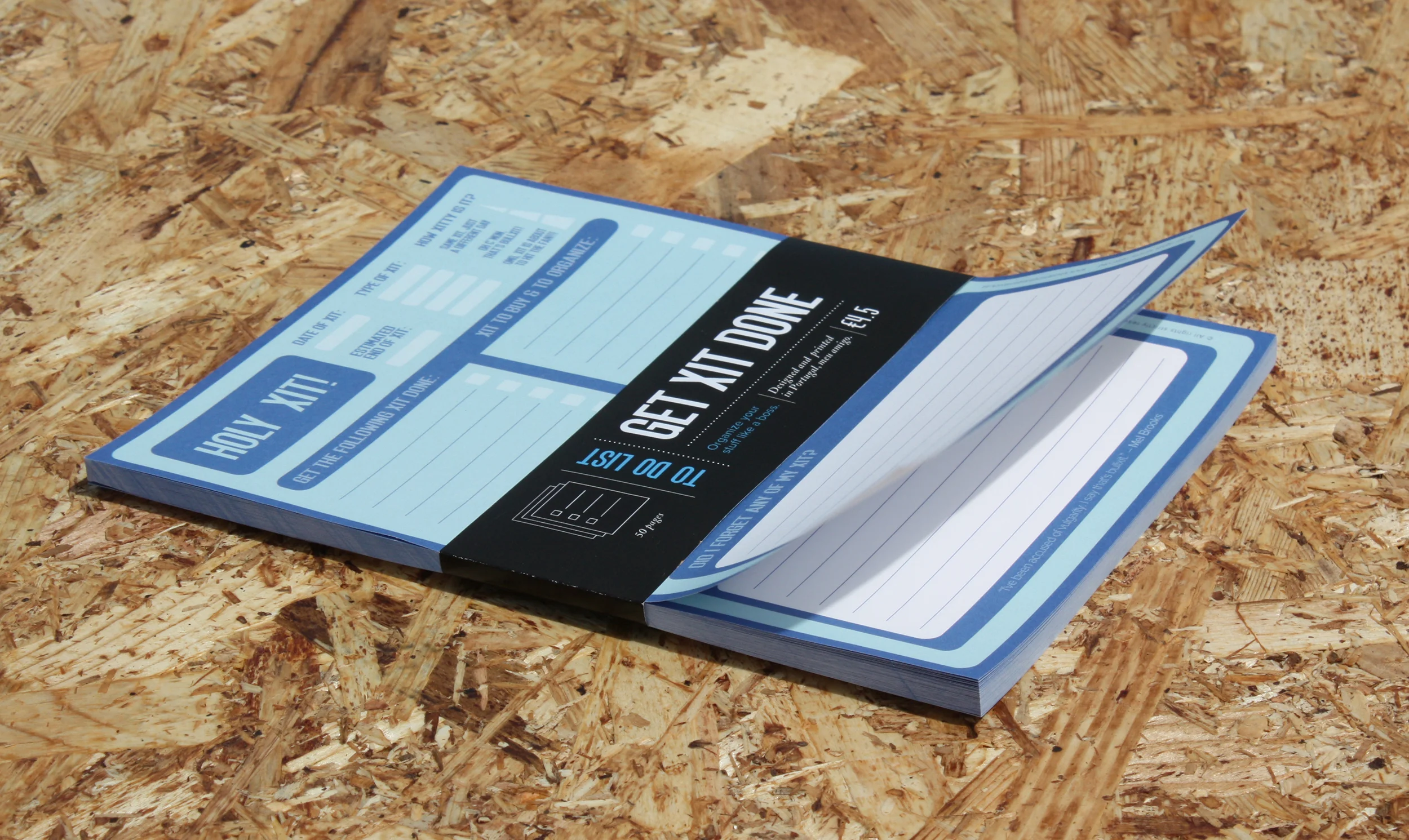 "HOLY XIT! - Get Xit Done" Notebook / To-Do-List in A5 (50 pages)