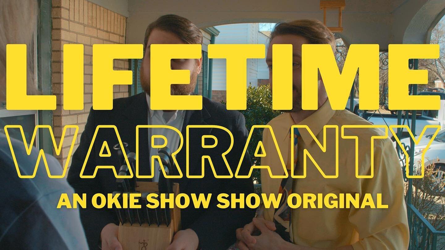 This weds, Okie Show Show premieres it&rsquo;s first sketch since the pandemic began. Ironically, we shot it right before the pandemic hit&hellip; last year. #oklahomafilm #comedysketch #ringdotcom #doortodoorsalesmen #okieshowshow