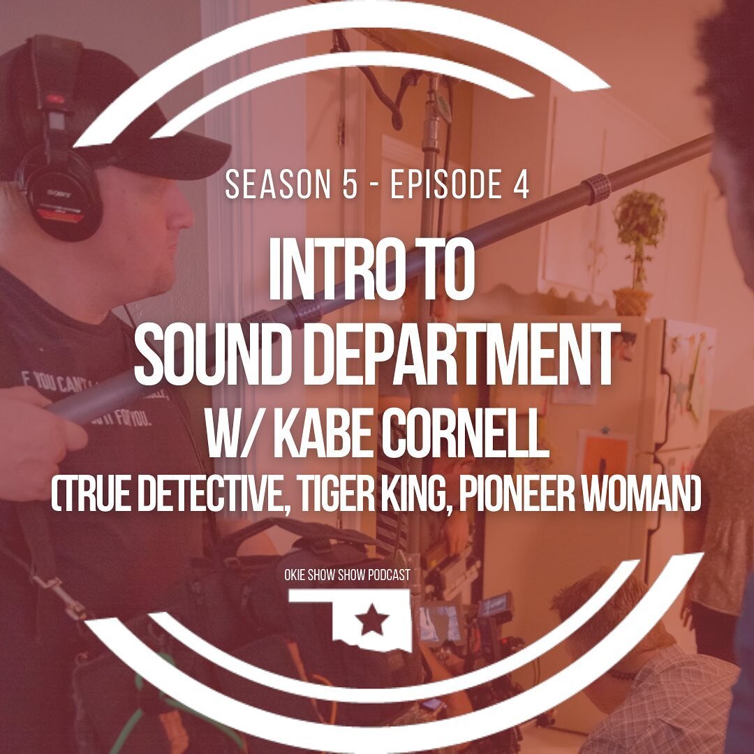 Learn yourself a thing or two about sound department in our newest episode featuring @kabe_cornell_audio ! Link in bio.
.
.
.
#oklahomafilm #okiefilm #filmmaking #filmmakingpodcast #podcast #sound #sounddepartment #soundmixer #boomoperator #tyrabanks