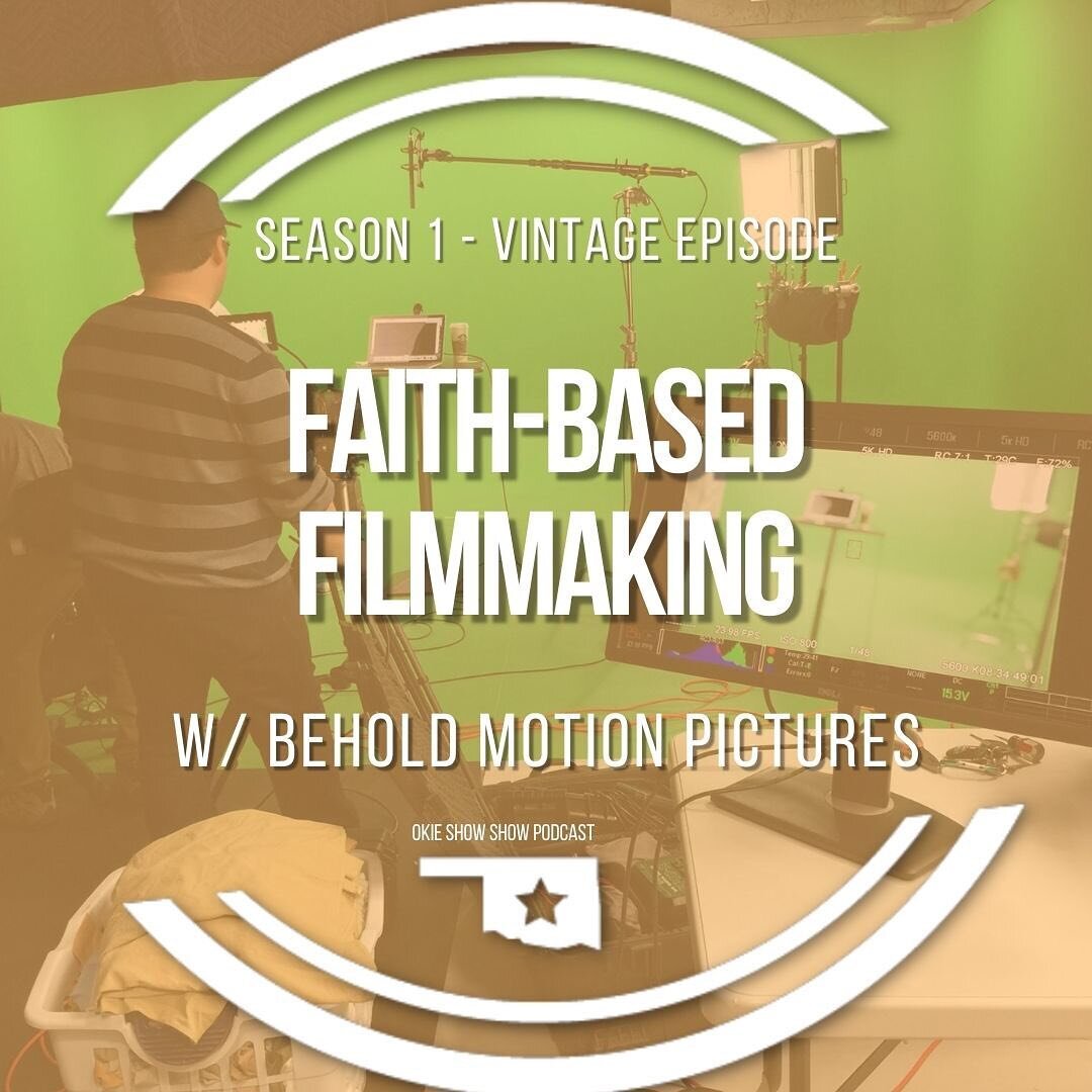 Give our vintage episode with @bchristopher and @hearlyfilms about #faithbasedfilmmaking on our YouTube channel! Www.YouTube.com/okieshowshow