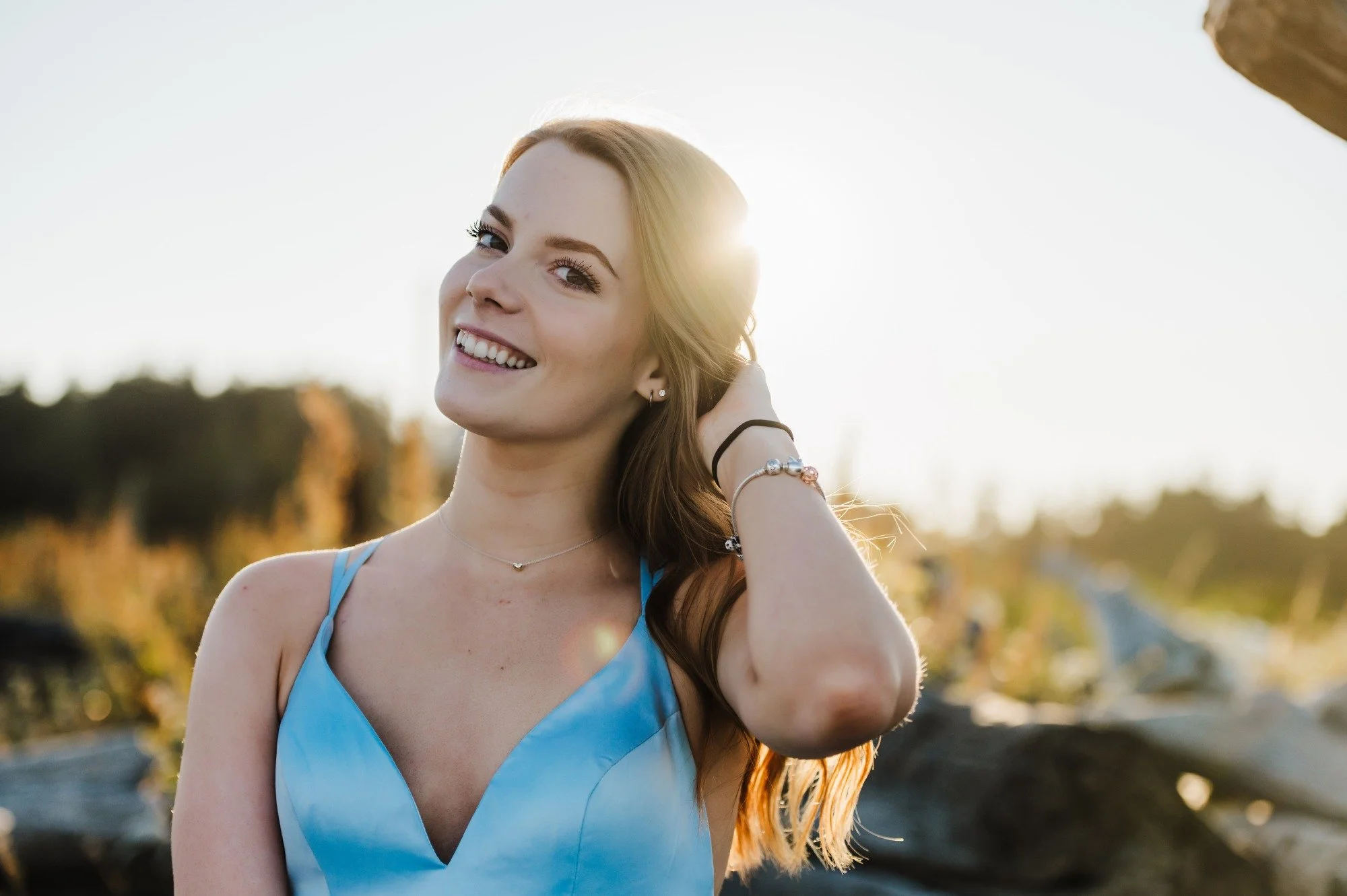 best grad photographer in victoria Outdoor grad photography session Victoria BC in natural light