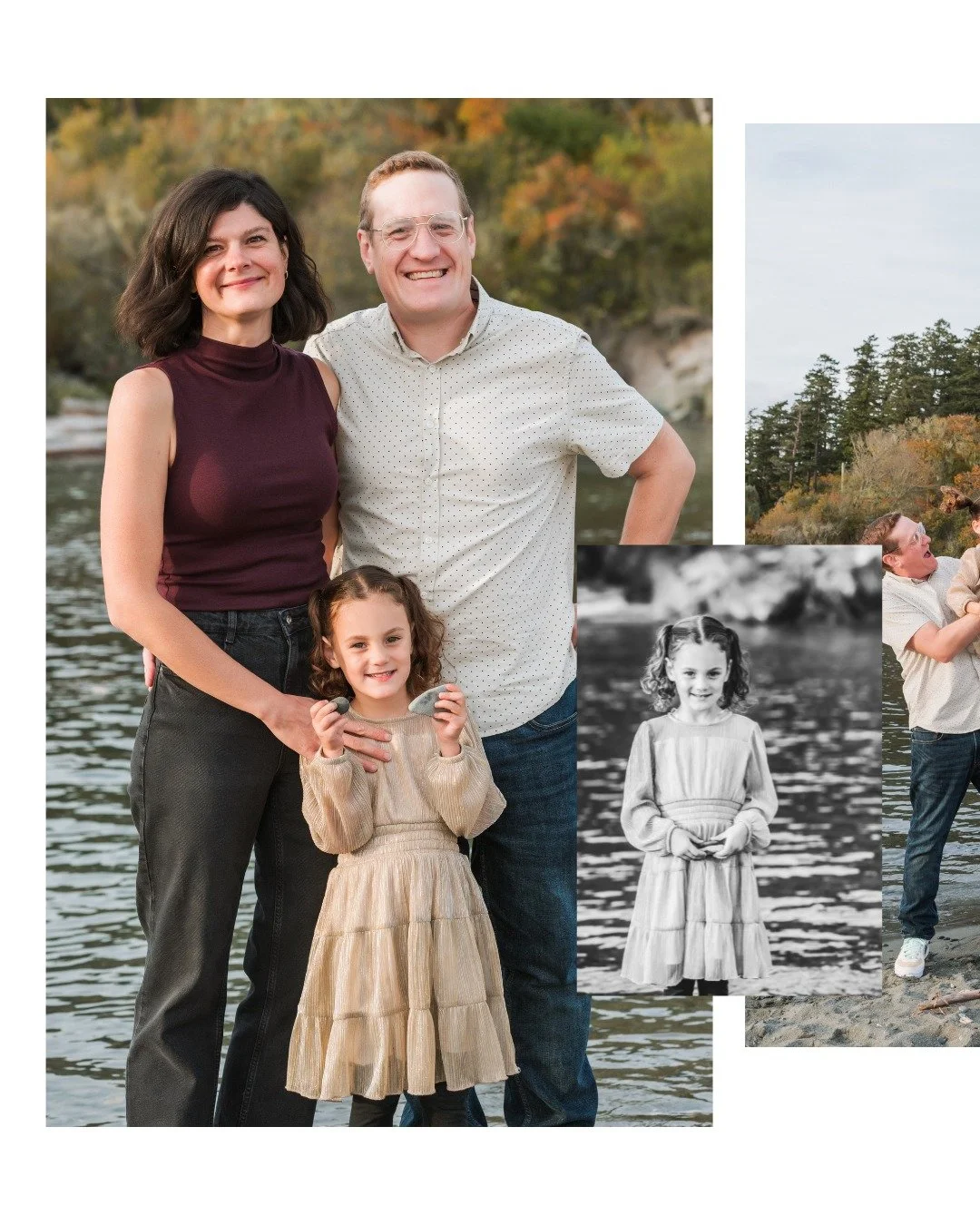 This session at Esquimalt Lagoon was extra special! Not only did we capture this sweet daughter and her beautiful parents, but the day marked their wedding anniversary. It was wonderful documenting this amazing milestone that celebrated both their ma