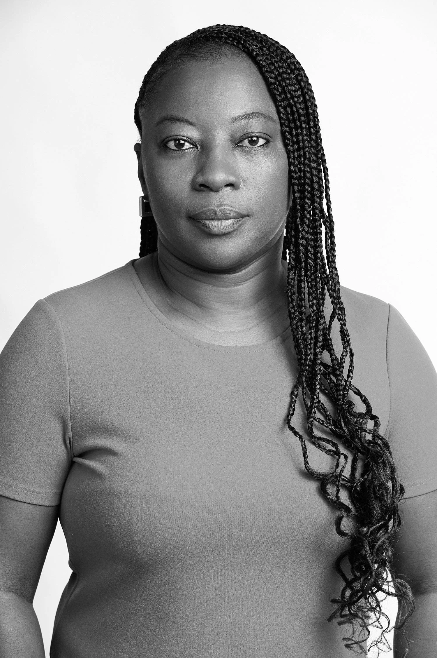 Professional studio headshot of a female executive in Victoria BC by Erin Clayton Photography.