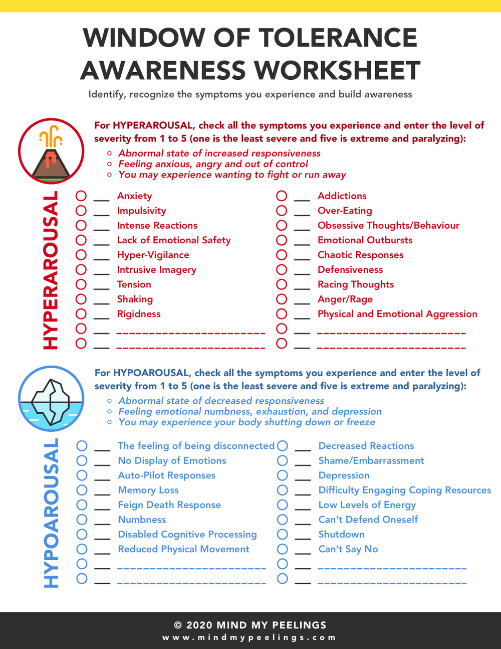 worksheets and infographics mind my peelings