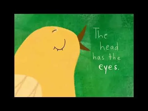 Parts of a Bird - Animated Book
