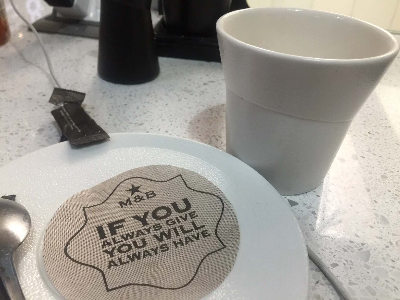 What a cup of coffee reminded me...