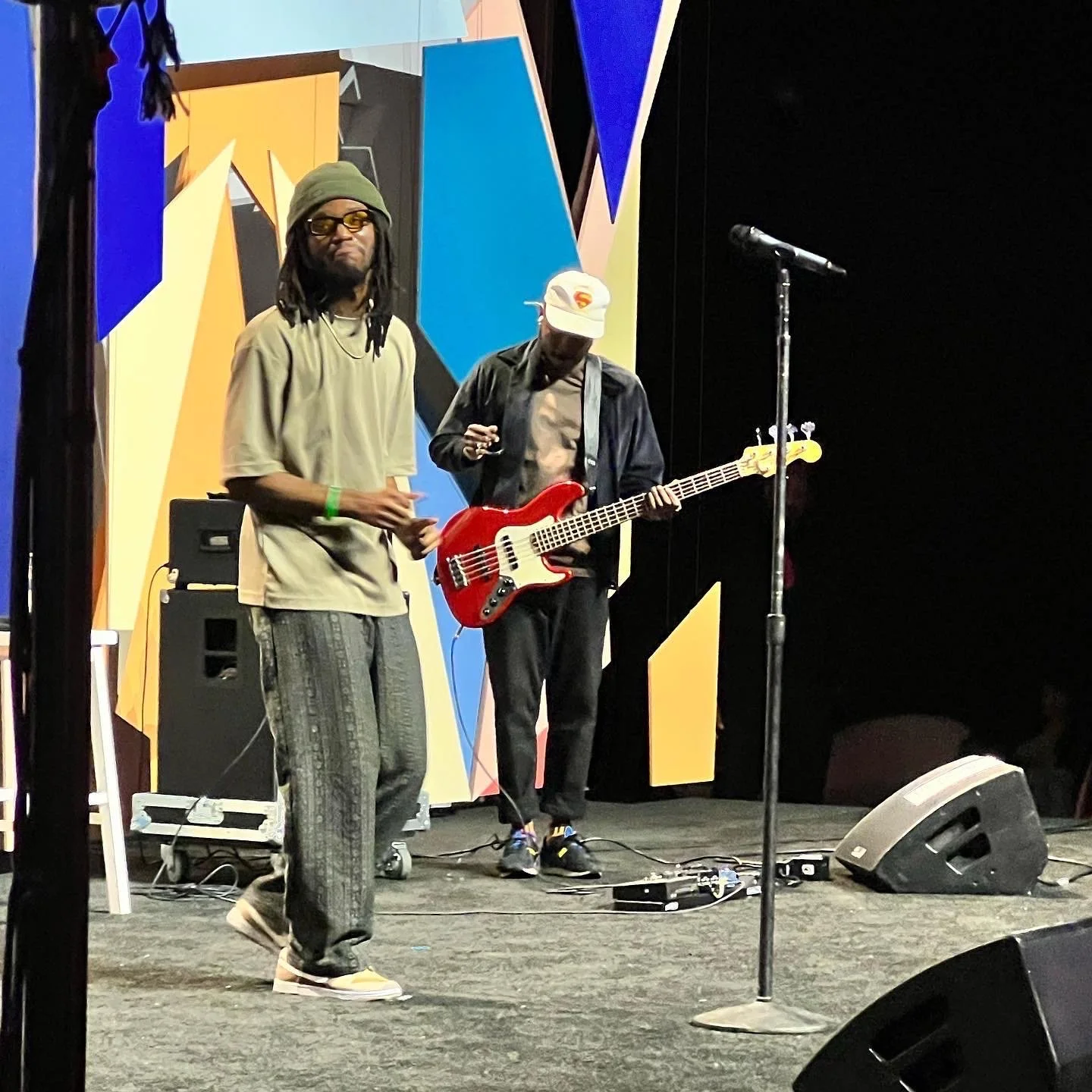 SABA performing at the main tent.