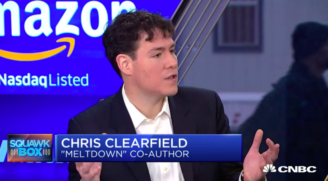 CNBC: Chris Clearfield, "Meltdown" author and former derivatives trader, talks about recent high-profile security breaches and what companies can do to shore up their online security.