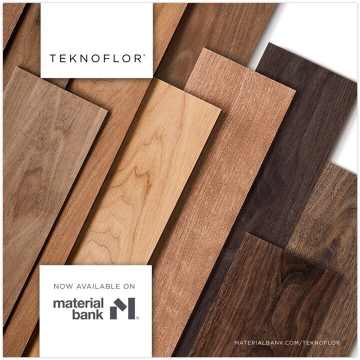 Did you know that we are on Material Bank&reg; ? 

Material Bank&reg; is a marketplace for design professionals, providing the fastest and most powerful way to discover and sample materials. 

Visit materialbank.com/teknoflor to order samples today!
