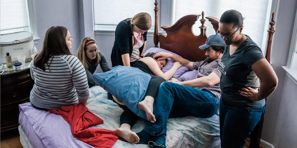 Laboring in Annapolis, Maryland at a Birthing Center