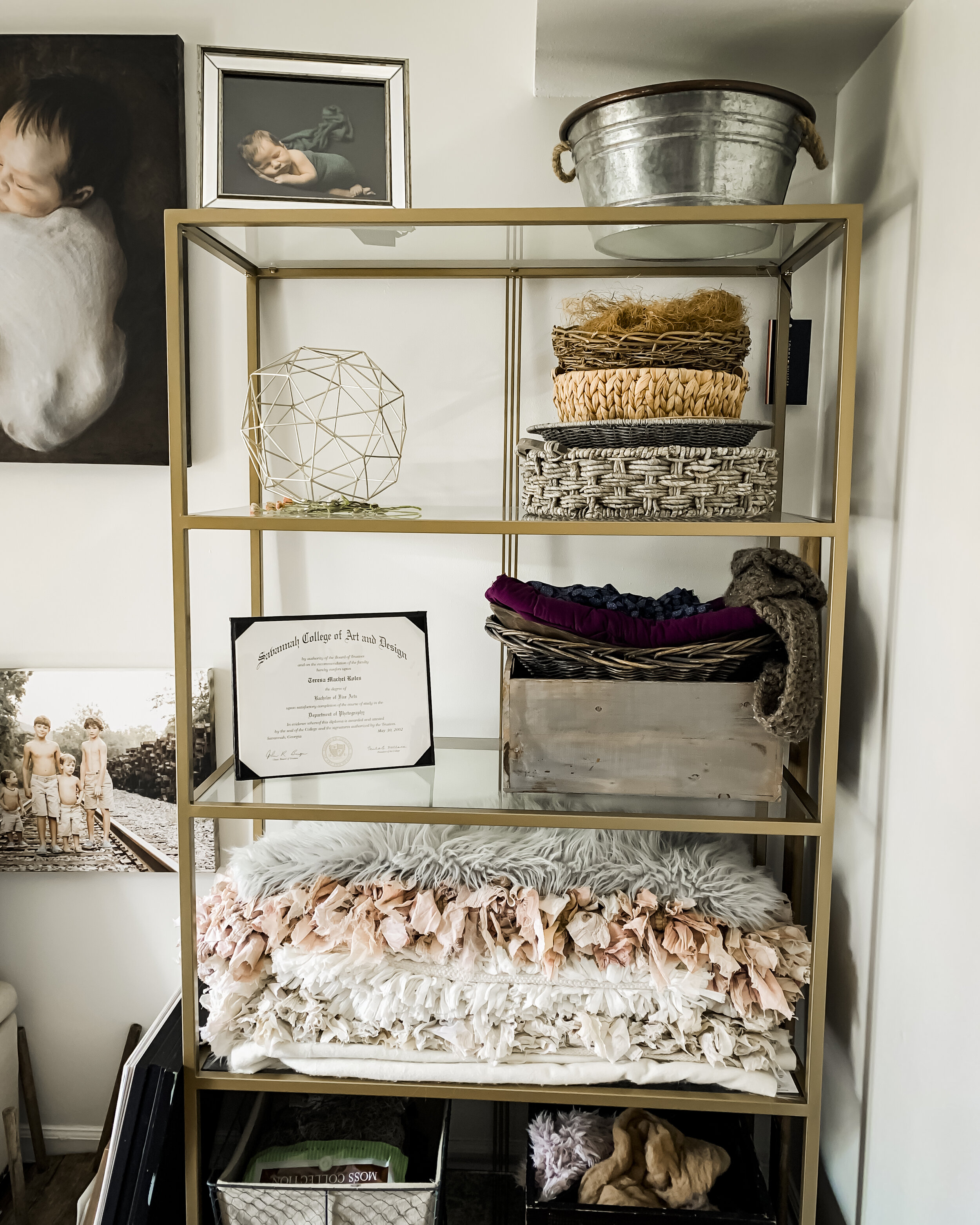 Prop and Display Rack in Photo Studio in Hawaii