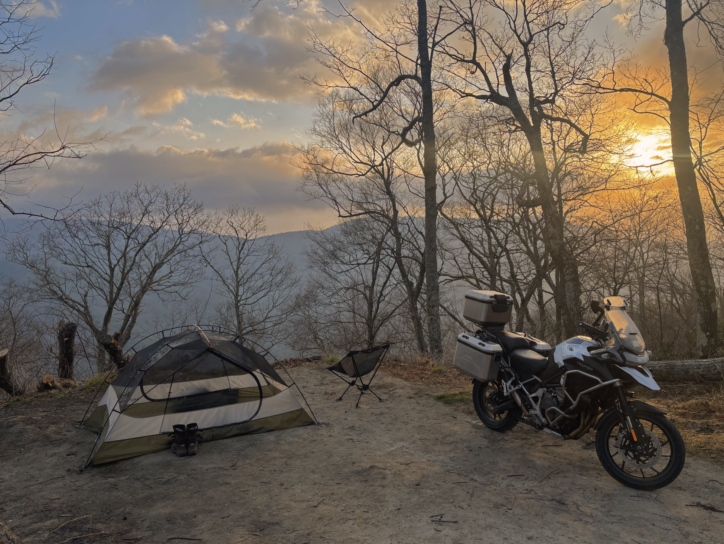 The Appalachian Trail for Motorcycles: My Introduction to Motocamping