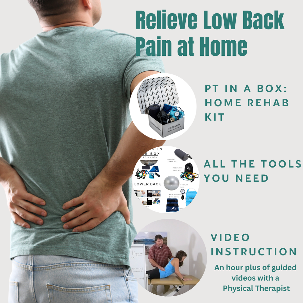 Physical Therapy Home Rehab Kit for Back Pain, Middle & Upper Back Pain  Relief Products