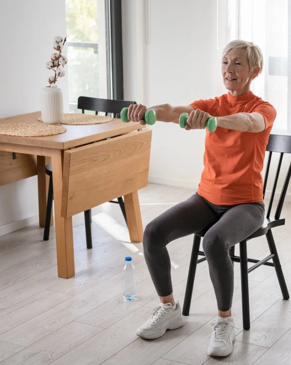 Stay active and strong&mdash;right from your seat! 🪑✨

For many of us in 2026, standing for long periods isn&rsquo;t always an option, but that shouldn&rsquo;t stop you from moving with intention. 

Chair exercises are a safe, effective way to build