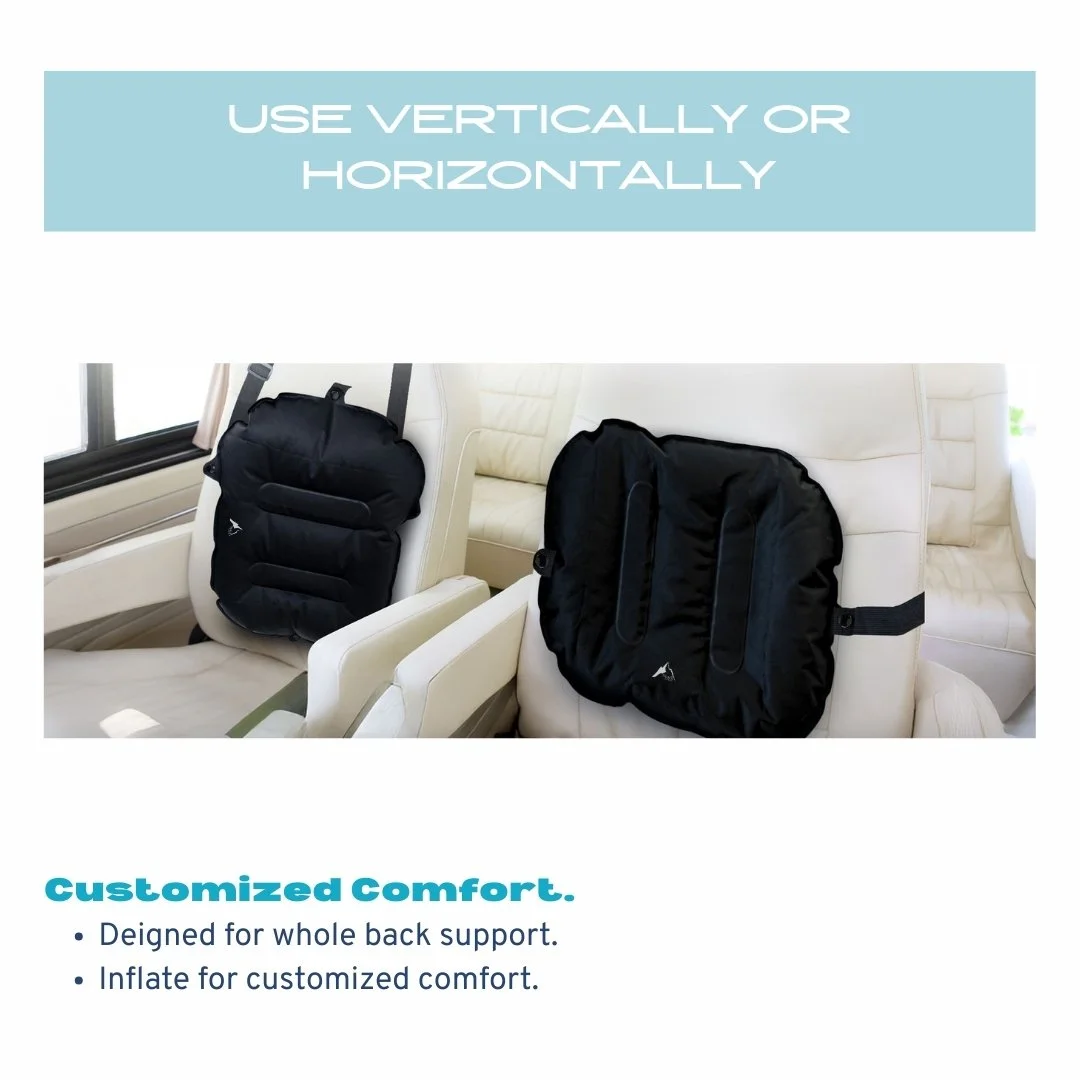 Inflatable Back Pillow for travel