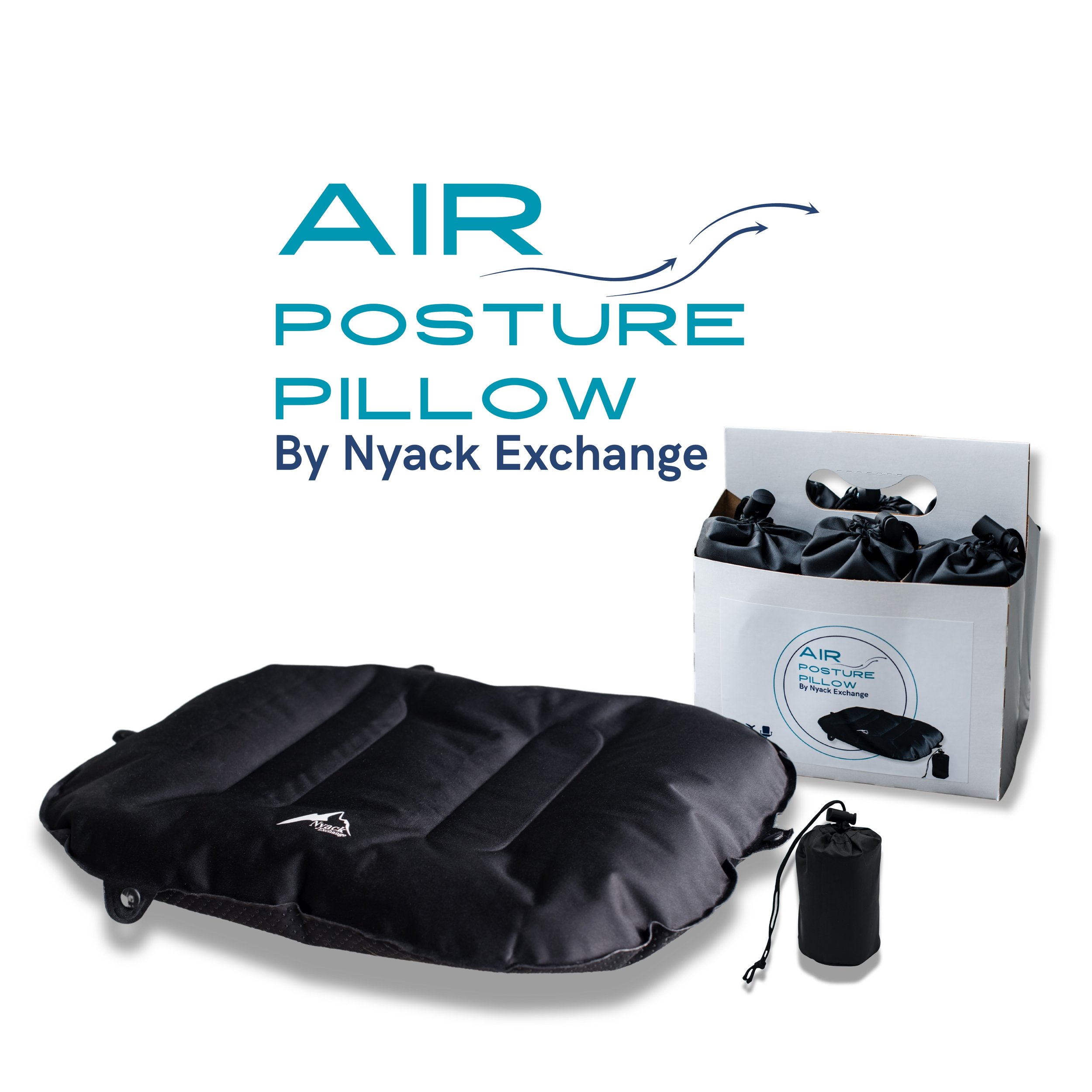 Air Posture Pillow - 6 Pack - Customizable Back Support
