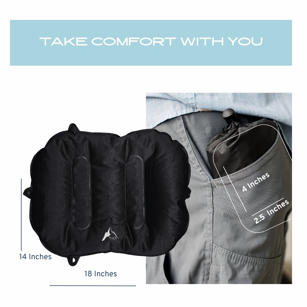 Travel Back Support Pillow for Car, Air plane, Office or home use