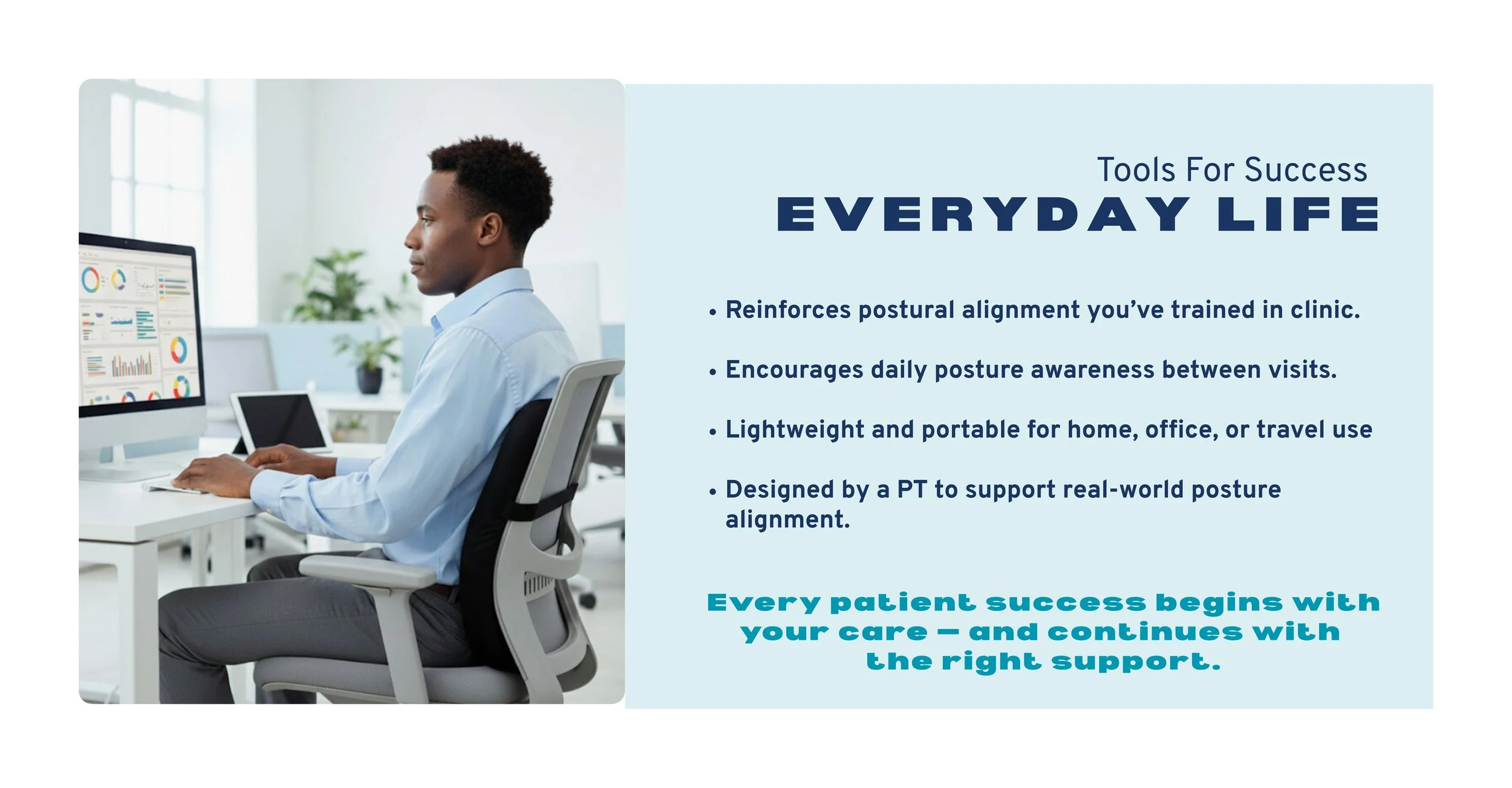 Physical Therapist recommended back support ,Air Posture Pillow like the Corflex medic back pillow