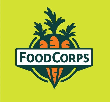 FoodCorps logo — connecting kids to real food in schools
