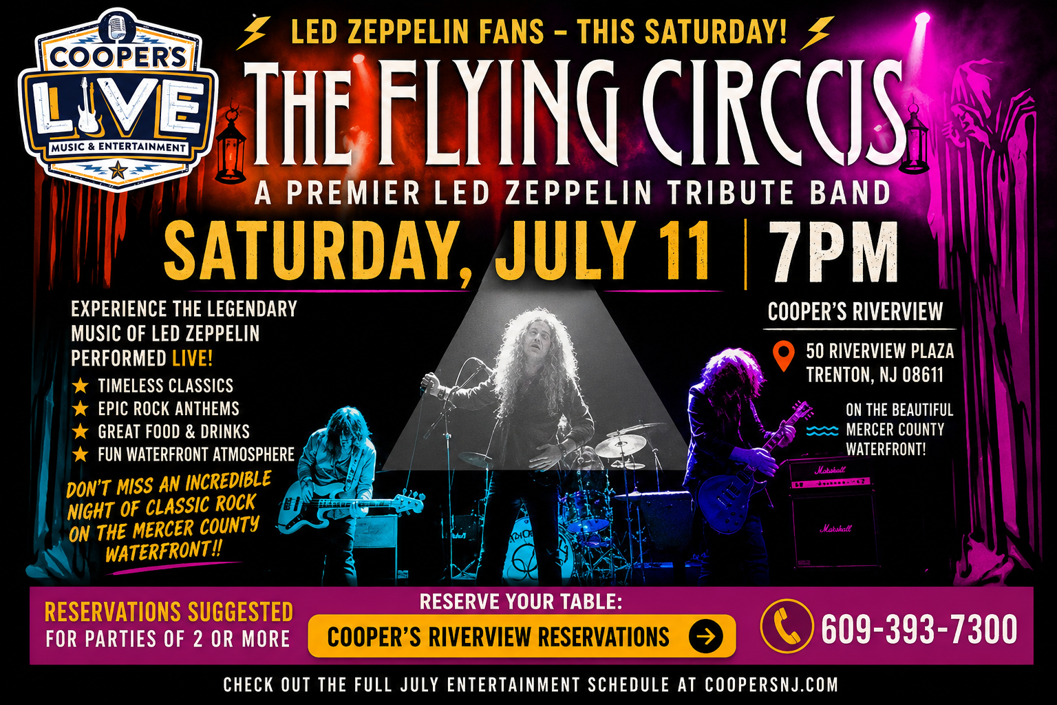 THE FLYING CIRCUS LED ZEPPELIN TRIBUTE  7PM 