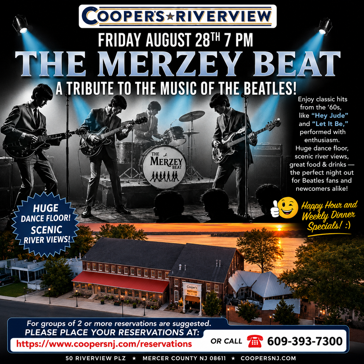 THE MERZEY BEAT  A TRIBUTE TO THE MUSIC OF THE BEATLES!