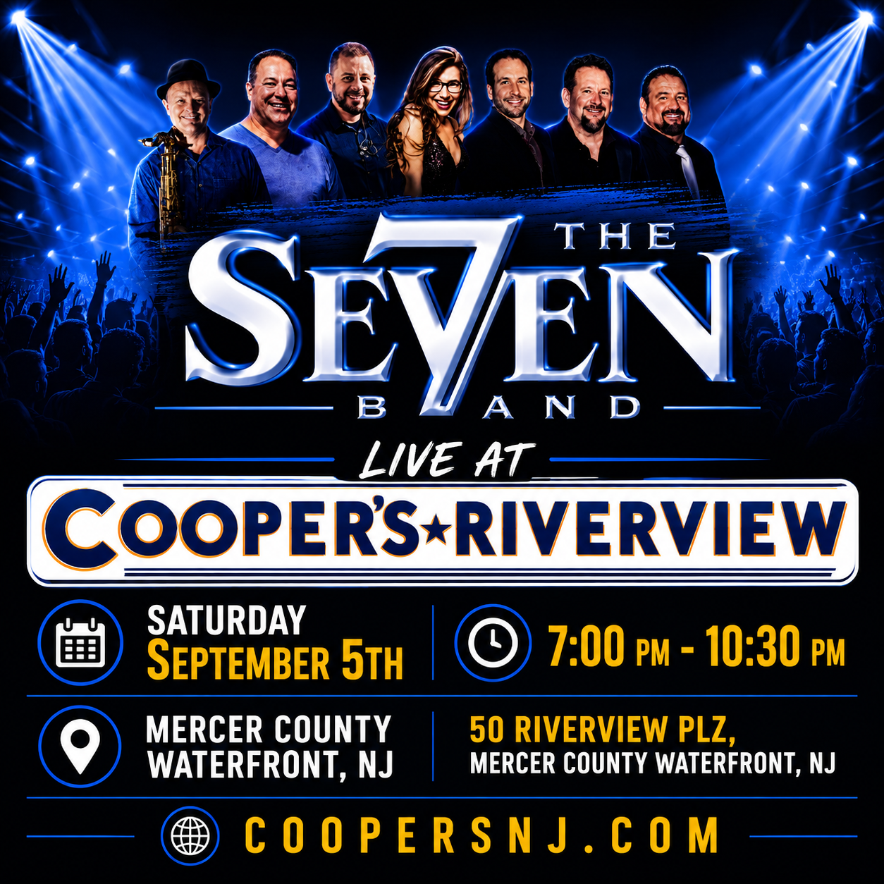 SEVEN BAND DANCE PARTY  AT COOPER'S!