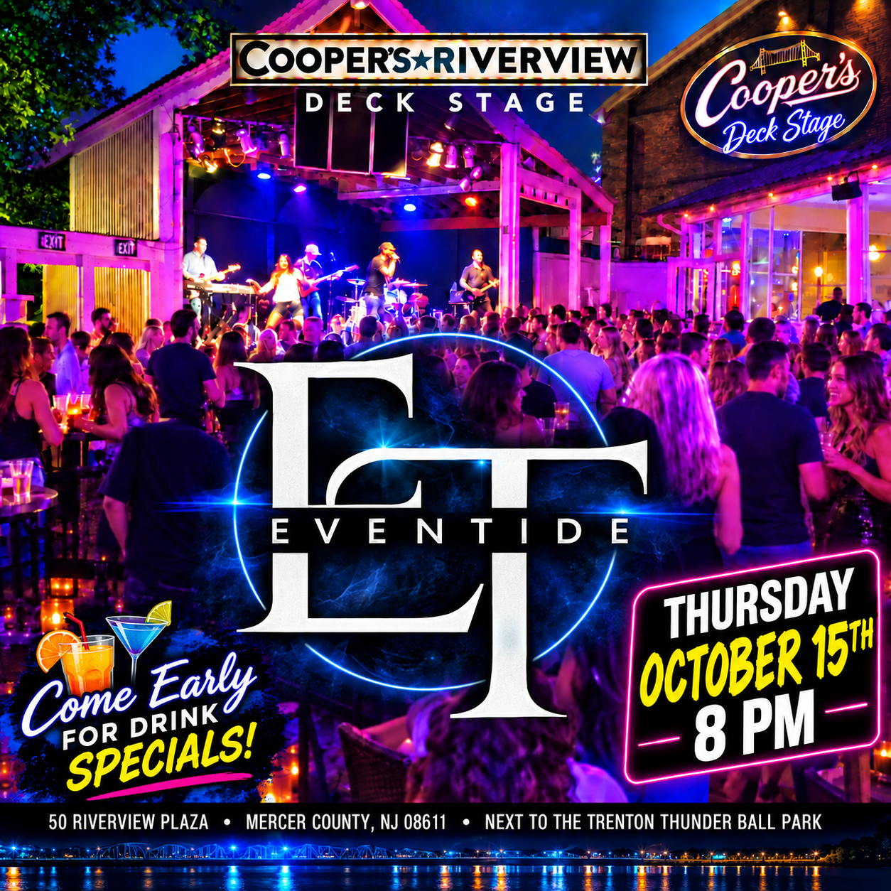 Eventide Classic Rock Party Band! 8PM