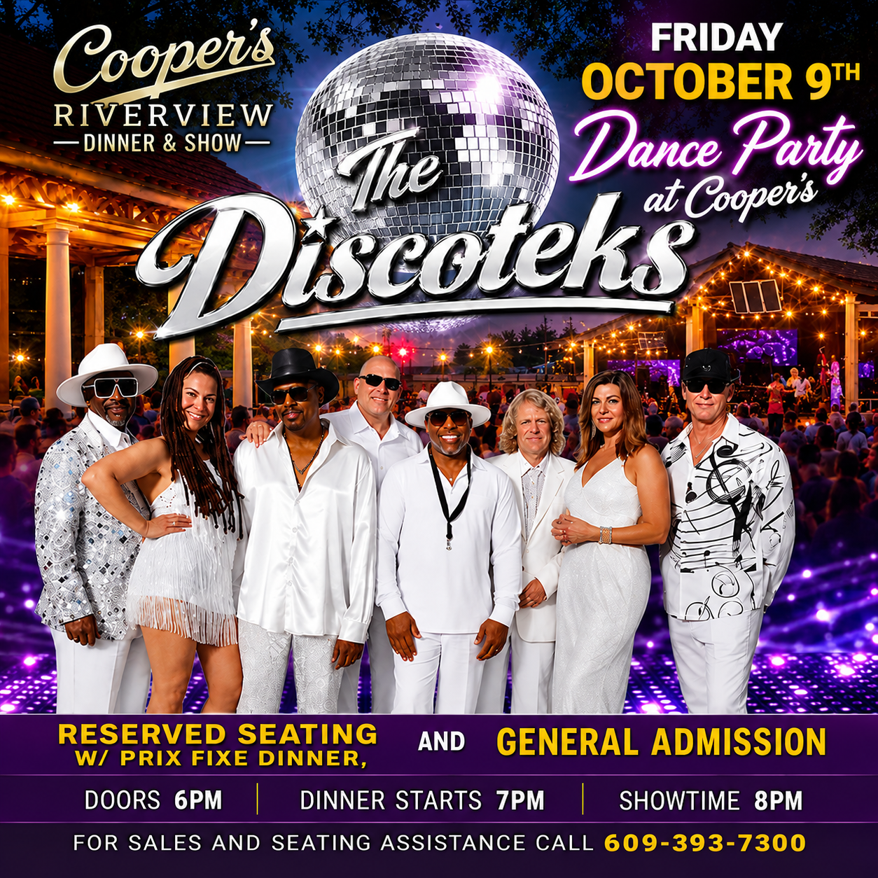 The Discoteks Dance Party - Dinner and A Show! Prix Fixe Menu Deal!! 