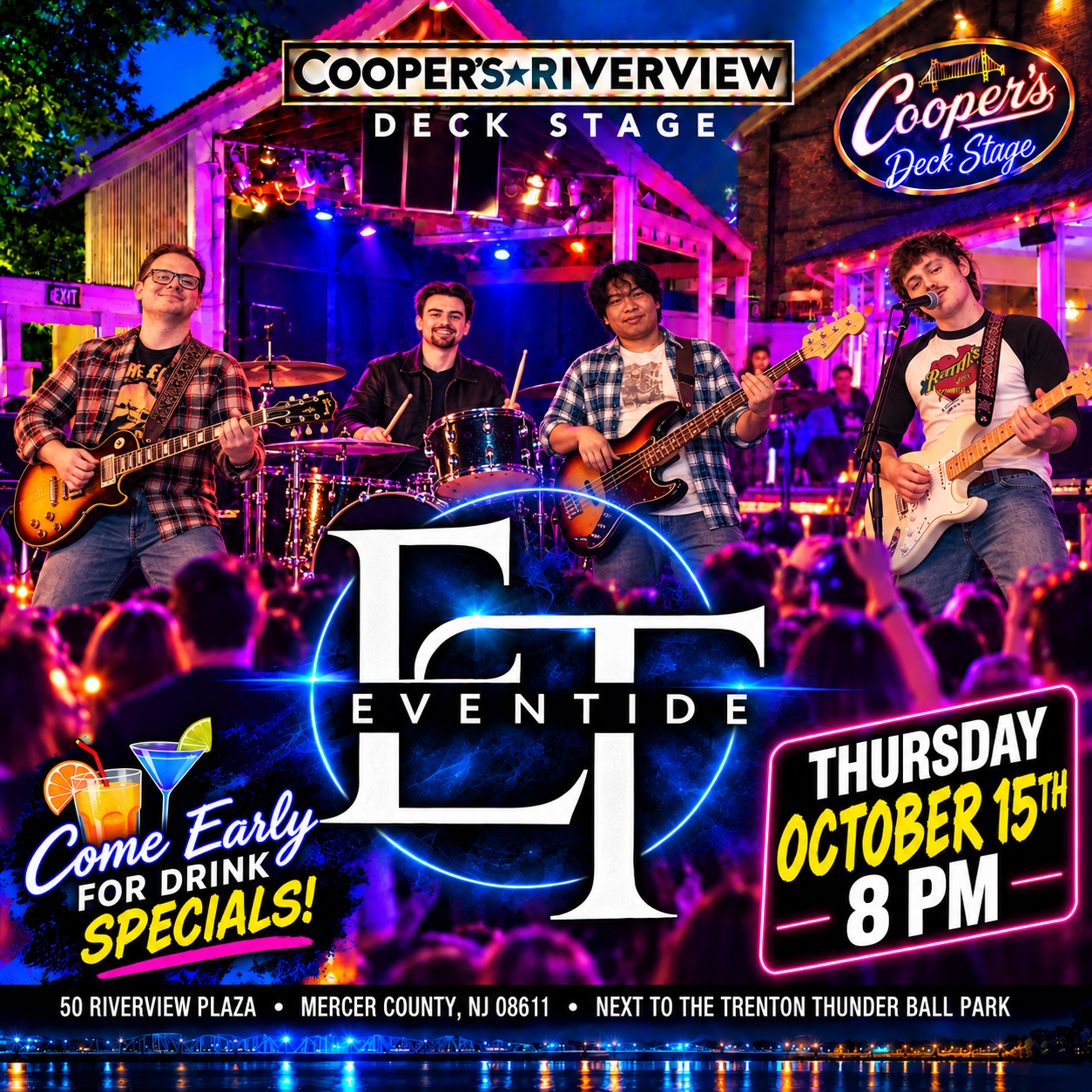 Eventide Classic Rock Party Band! 8PM