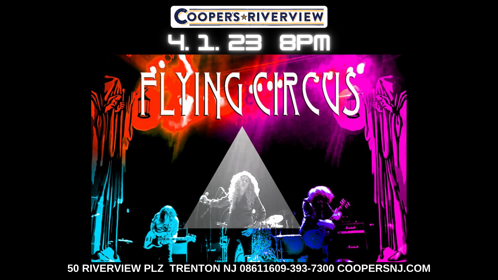 The Flying Circus Led Zeppelin Tribute! — Cooper's Riverview