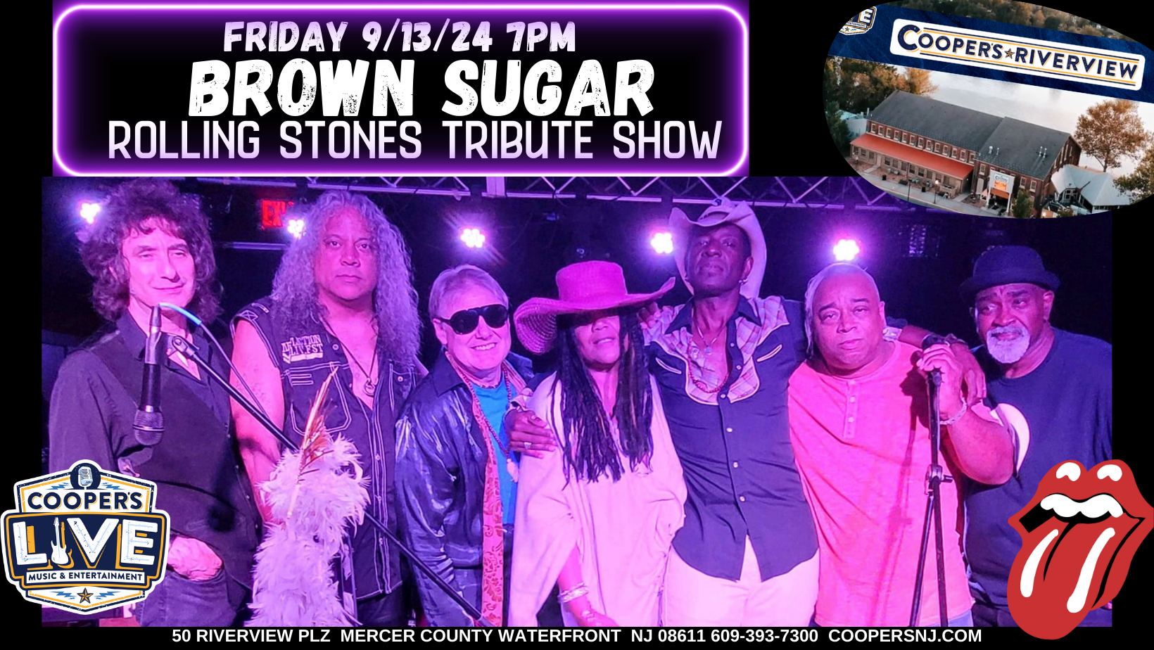 BROWN SUGAR! ROLLING STONES TRIBUTE SHOW w DJ JOHN ROSSI - At Cooper's