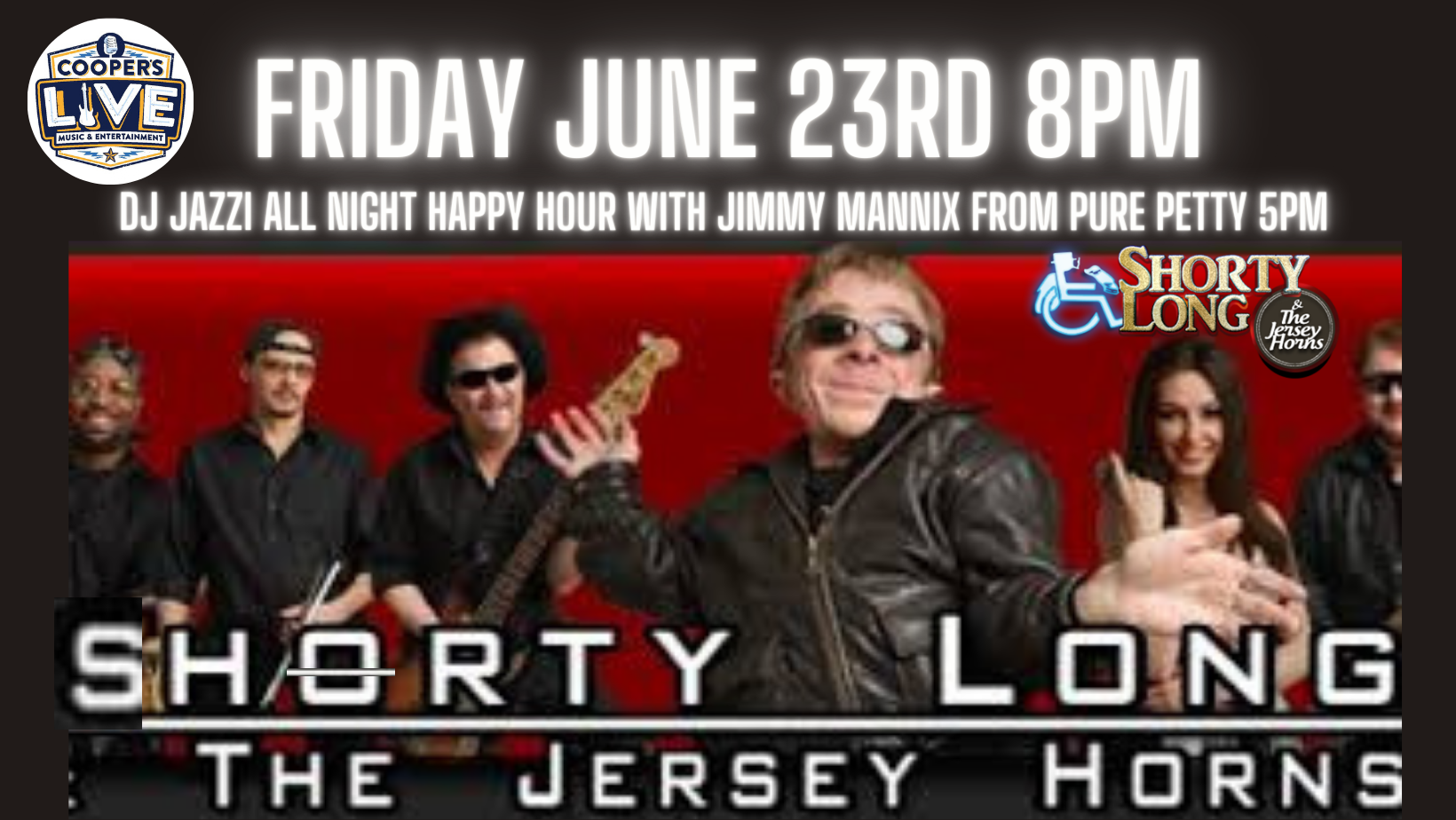 Shorty Long And The Jersey Horns 8pm W DJ Jazzi Plus 5pm Happy Hour shorty-long-and-the-jersey-horns-8pm-w-dj-jazzi-plus-5pm-happy-hour