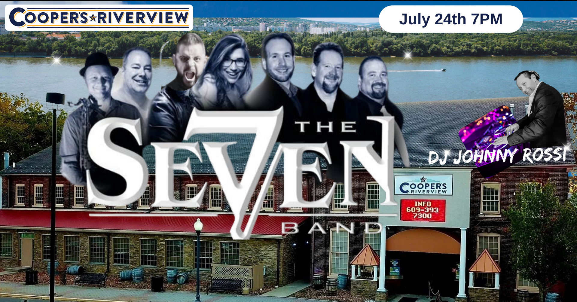 SEVEN BAND DANCE PARTY AT COOPER'S! w DJ John Rossi! — Cooper's Riverview