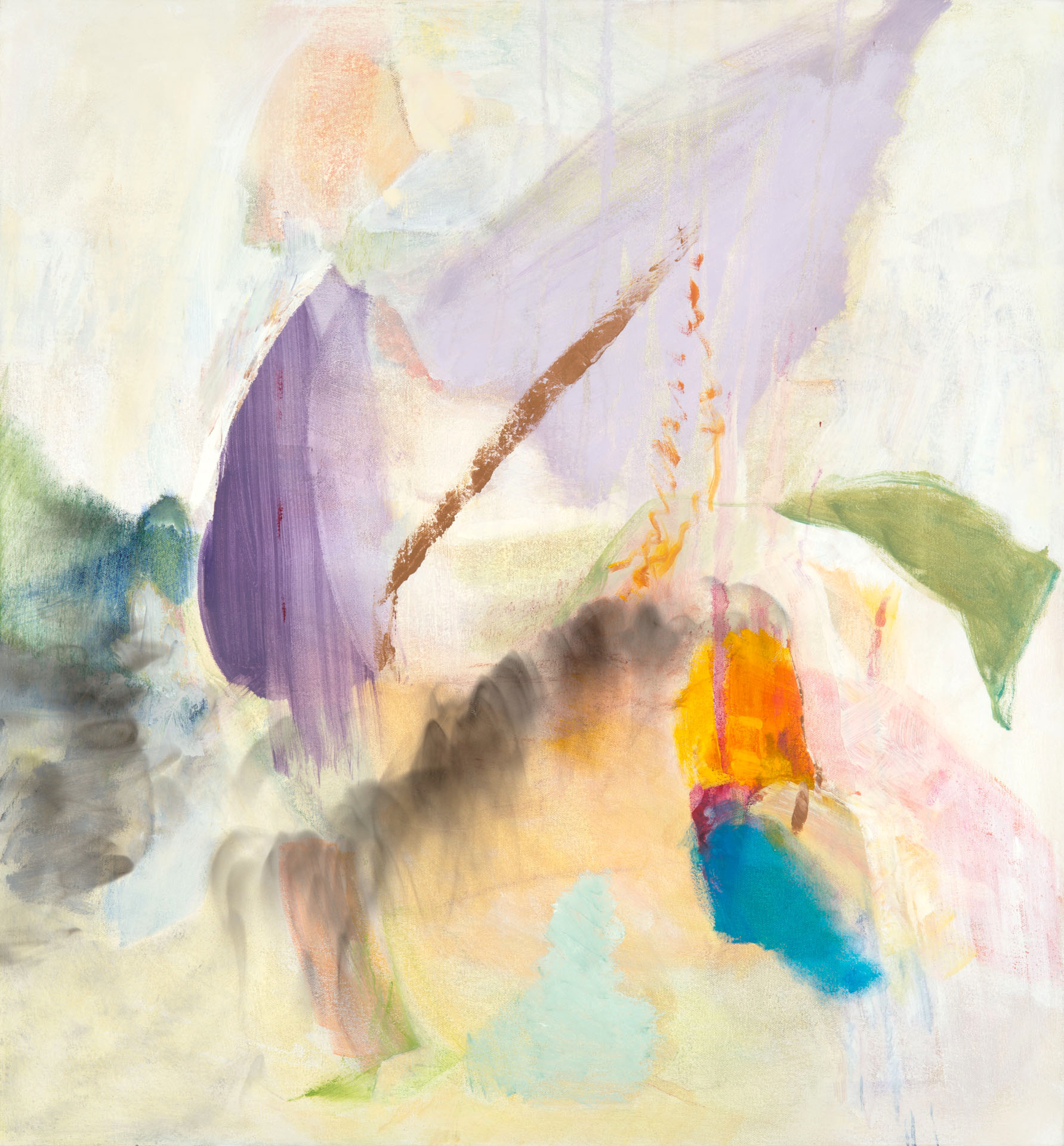   Yogini  2019 oil on canvas, 30 x 28” N/A 