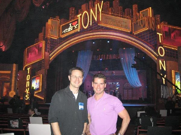 At rehearsal for their very first Tony Awards Ceremony.
