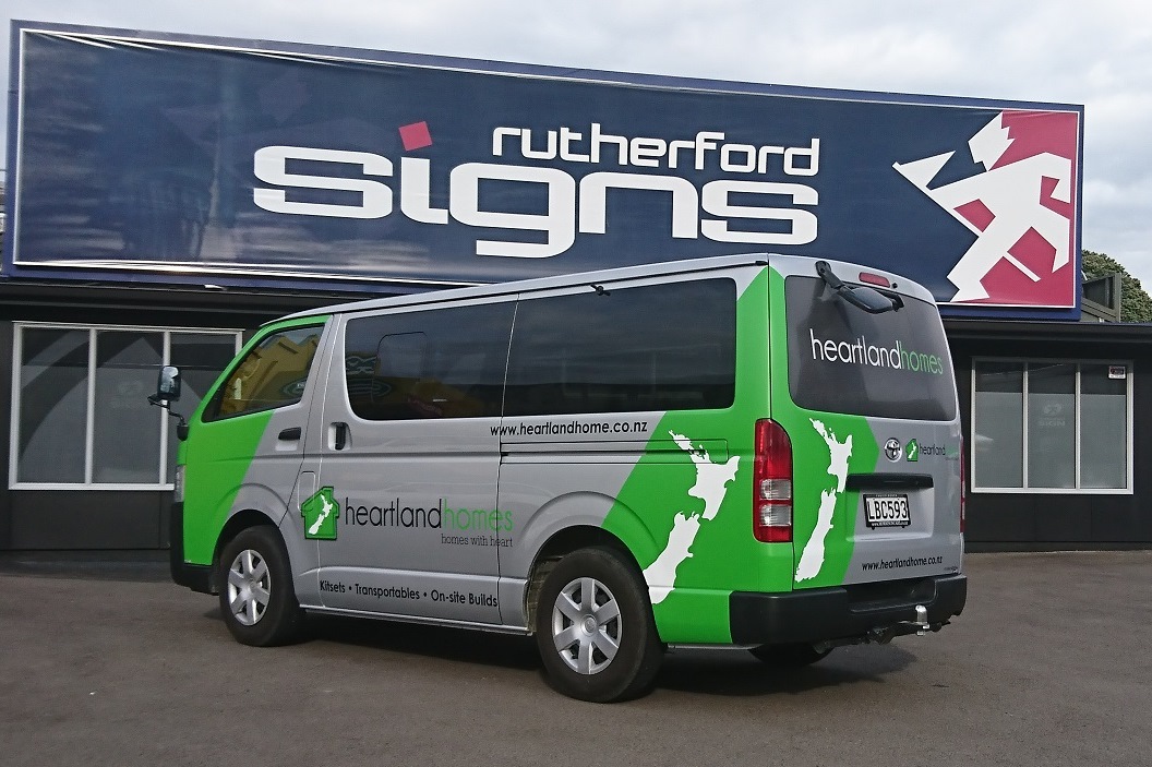 Vehicle Wrap - Heartland Homes