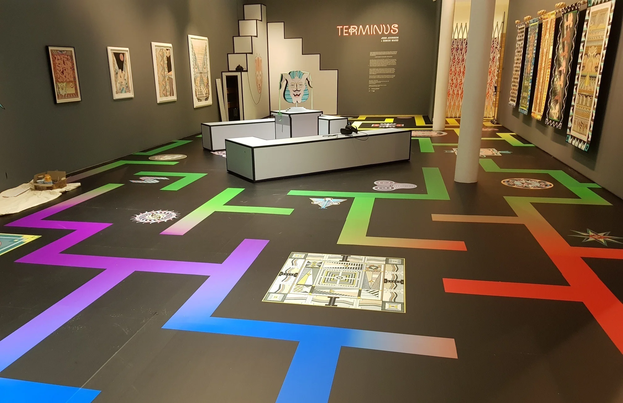 150 metres of Digital Print Installed - Tauranga Art Gallery