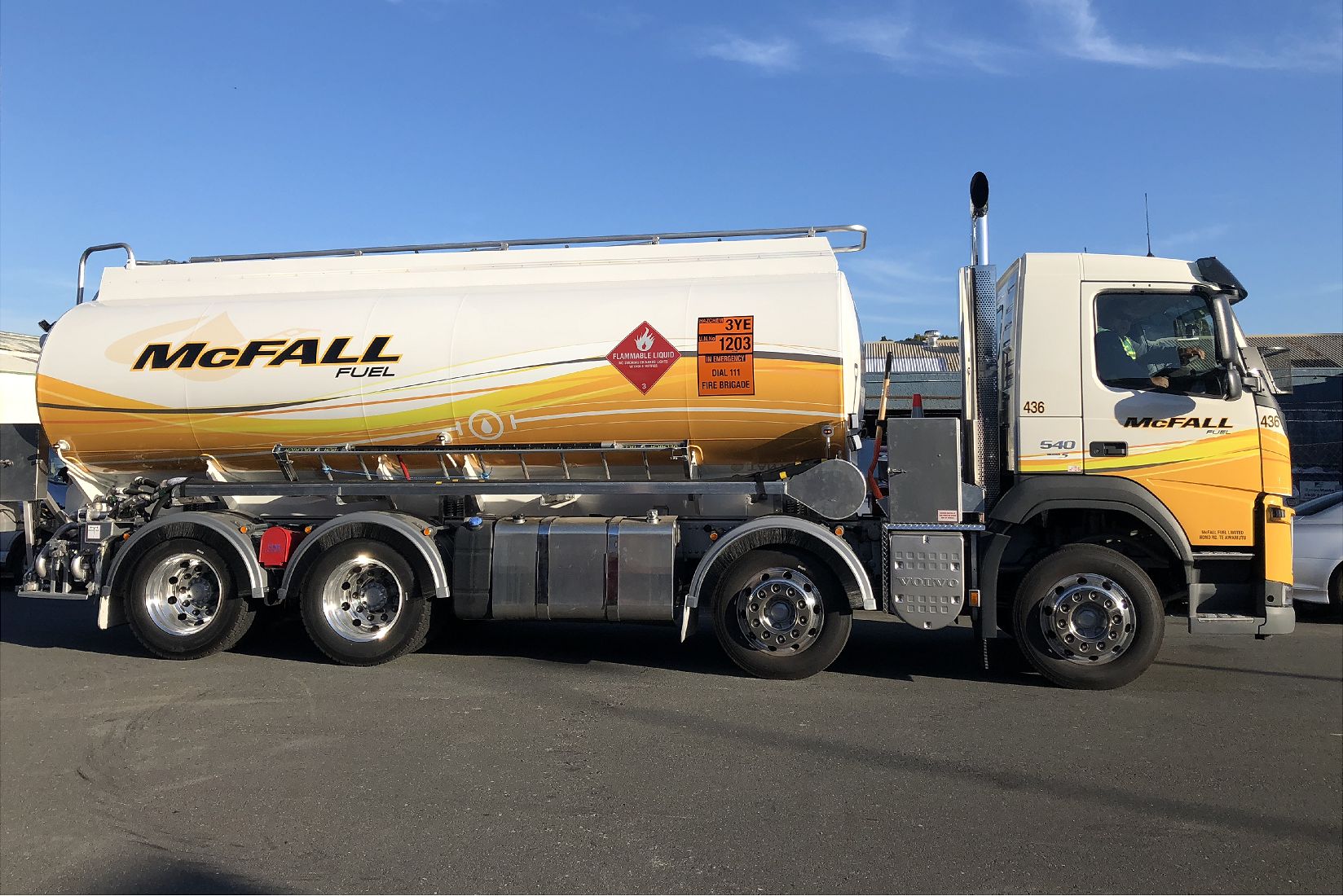 Truck - Tanker &amp; Cab Signage - McFall