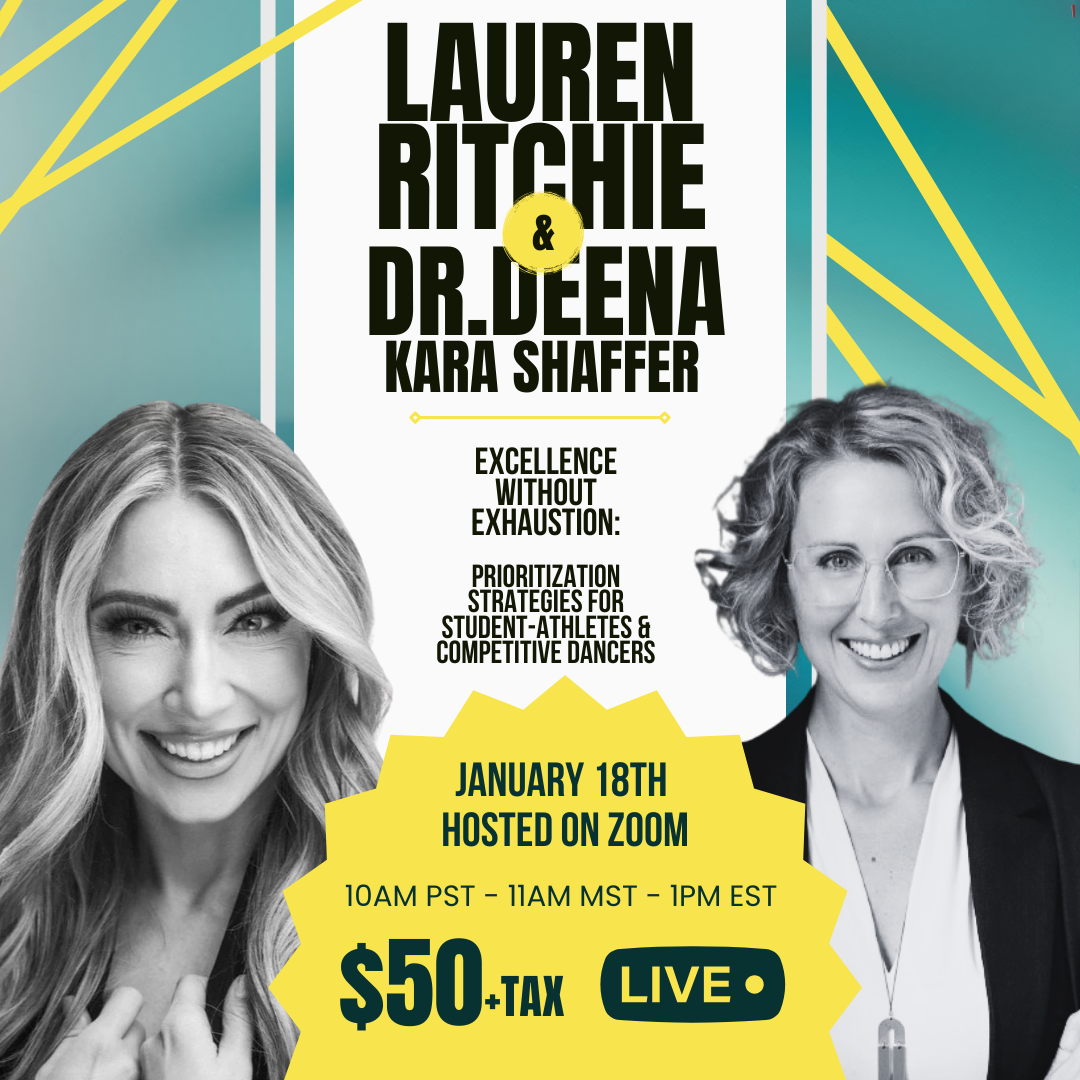 Excellence Without Exhaustion: Prioritization Strategies for Student-Athletes and Competitive Dance