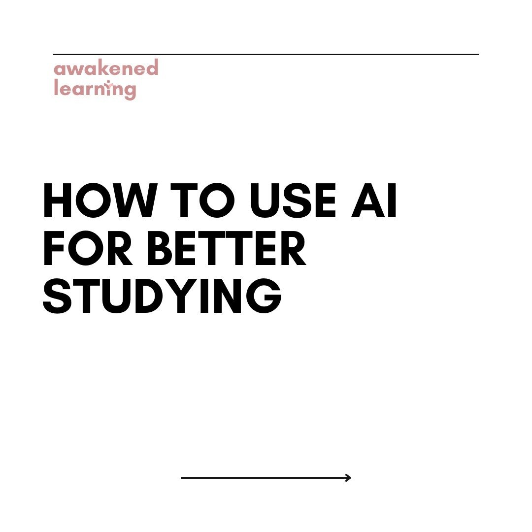 I'm no #AI expert.

My jam? #Learning.

Making it easier.
More accessible.
More just.
More well.
More fun.

#Studying can be a real chore. Not fun at all.

AI can help.

Whether it's to get clarity on content, or craft quizzes to practice from, AI cr