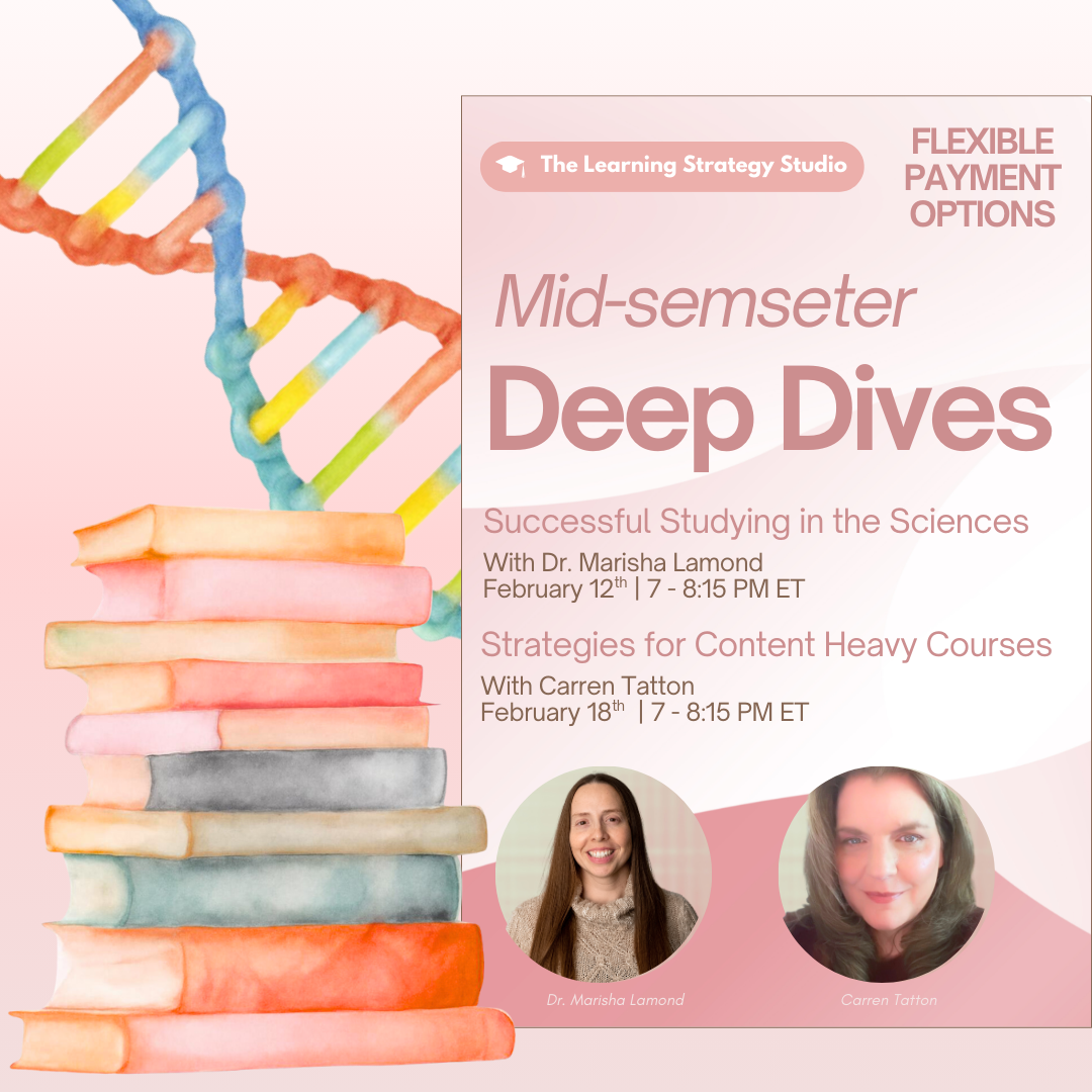 Successful Studying in the Sciences: STEM Studying and Testing Strategies