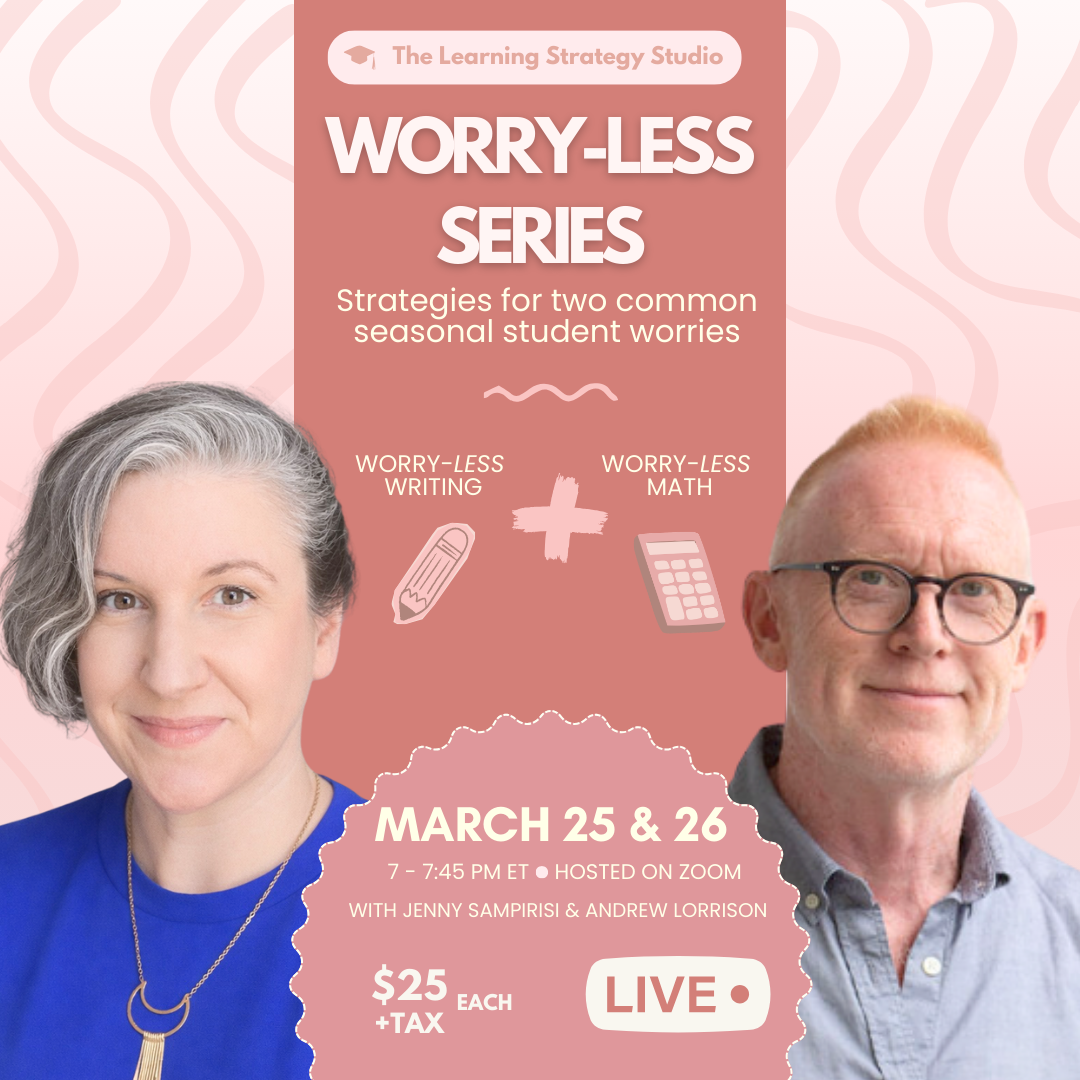 The Learning Strategy Studio: Worry-Less Math
