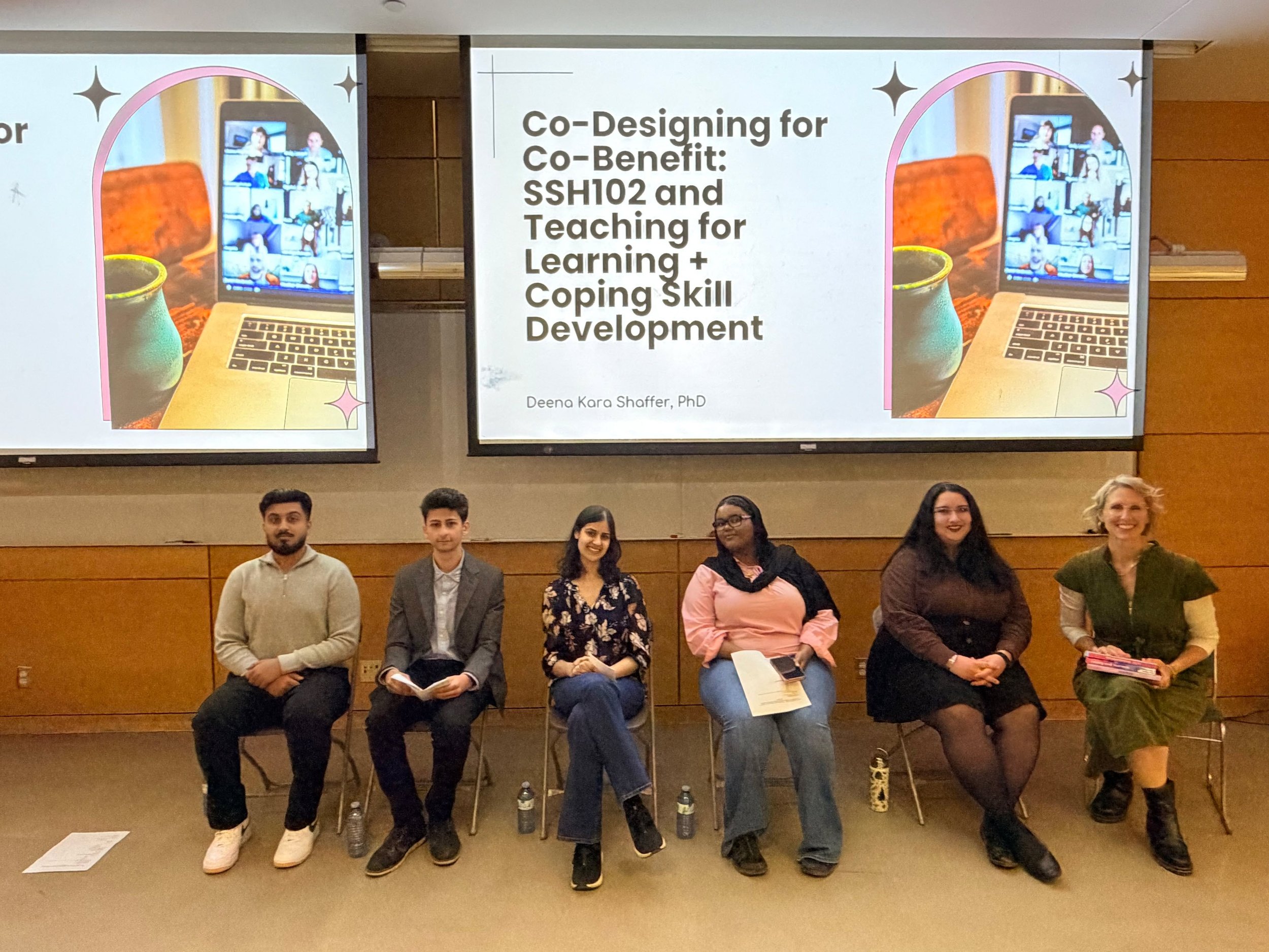 THESE #STUDENTS!

Today, I had the over-the-moon privilege of co-presenting with my former @torontomet @arts_tmu SSH102: Learning &amp; Development students. 

These are learners from '24, '25, and '26 who went all in for this now award-winning learn