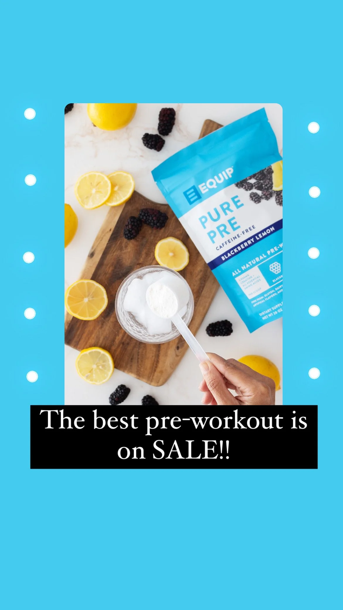 A real food pre-workout powder!