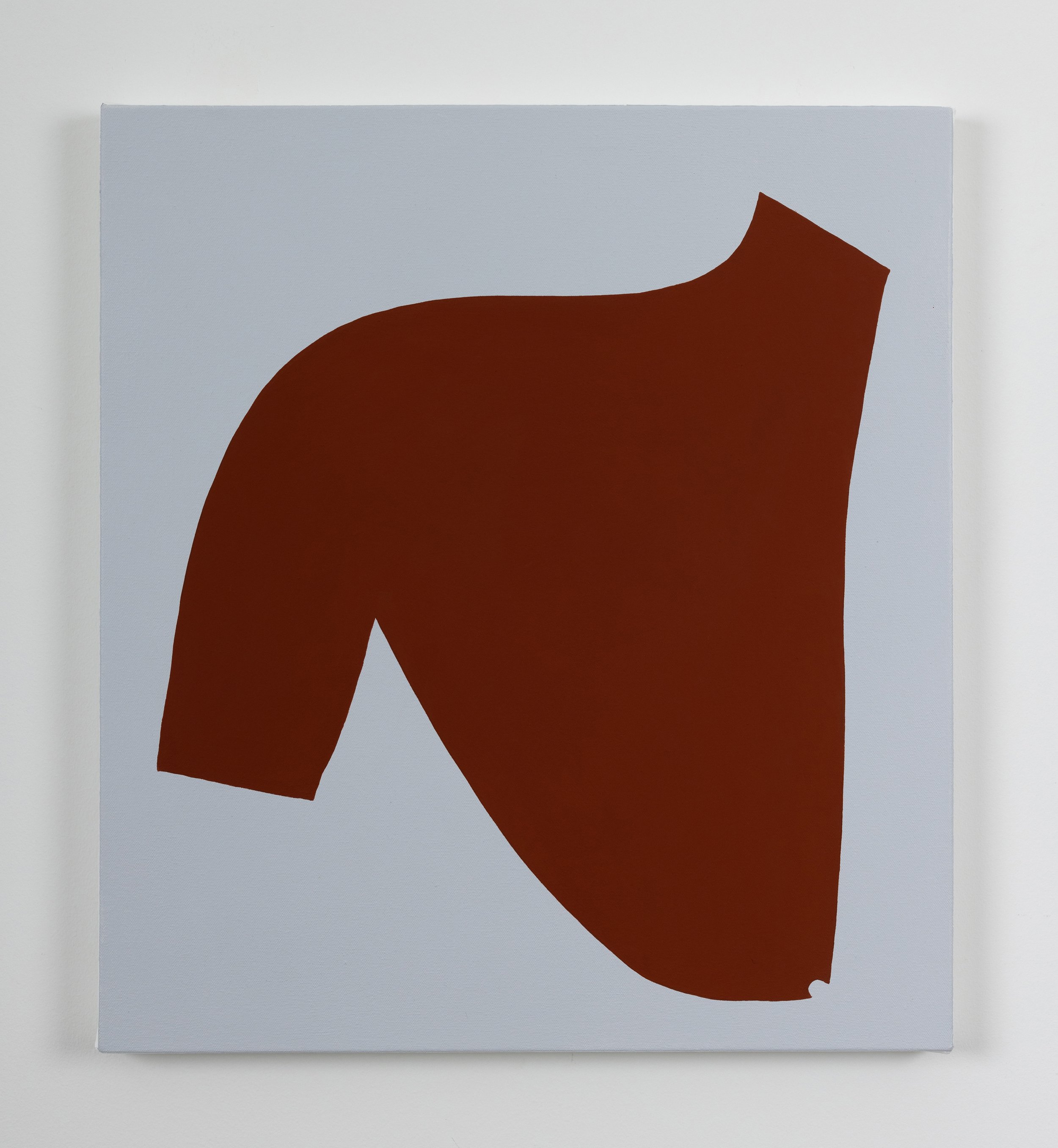 Red Bust , 2022 oil on canvas 20 x 18 inches