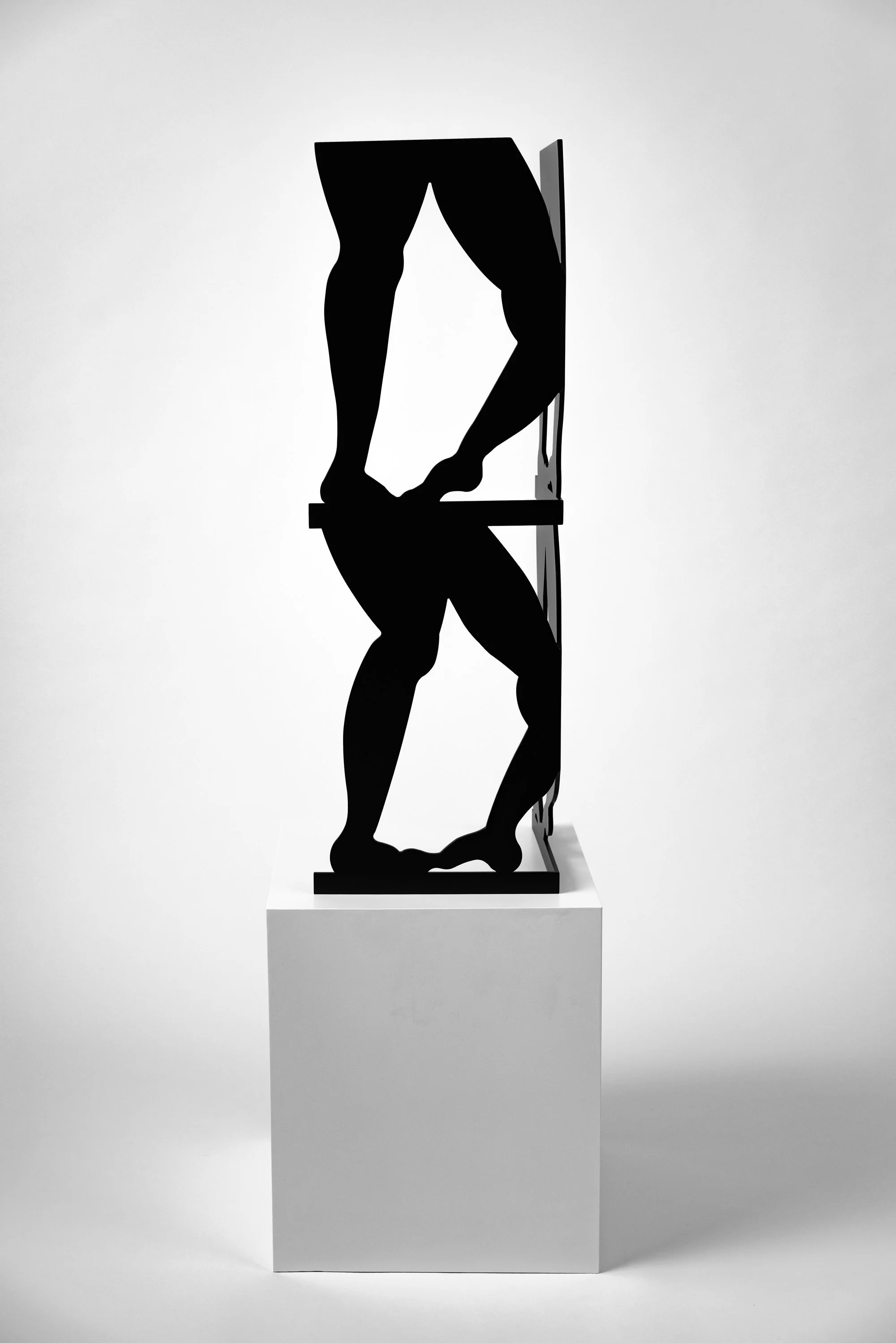 Legs (Stack 1) , 2025 Powder coated aluminum 38 × 12.5 × 12.5 inches Private Collection