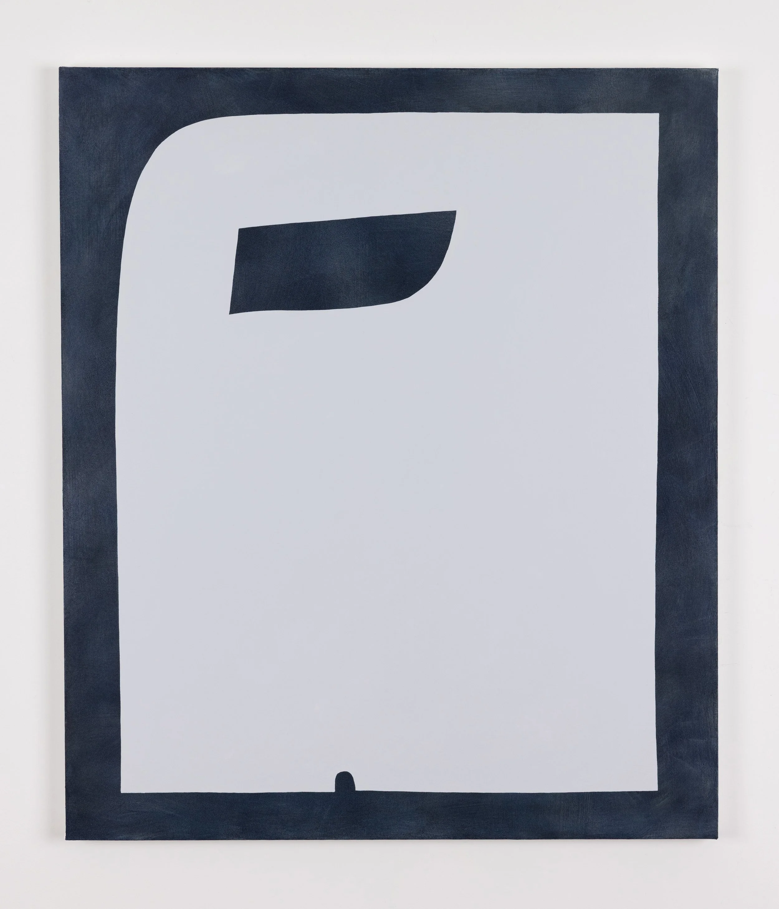   My Arm Around Your Neck , 2025 oil and acrylic on canvas 40 × 34 inches 