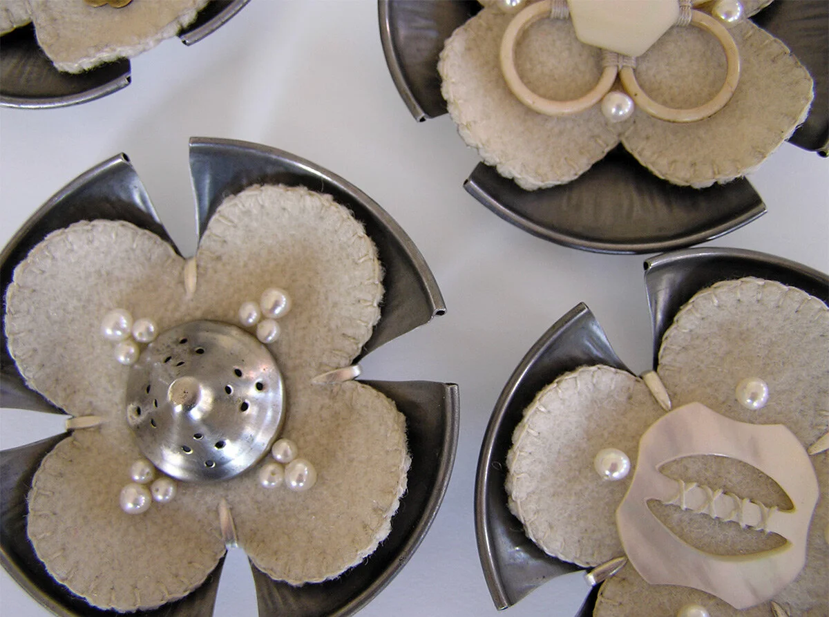 Patty Tin Brooches