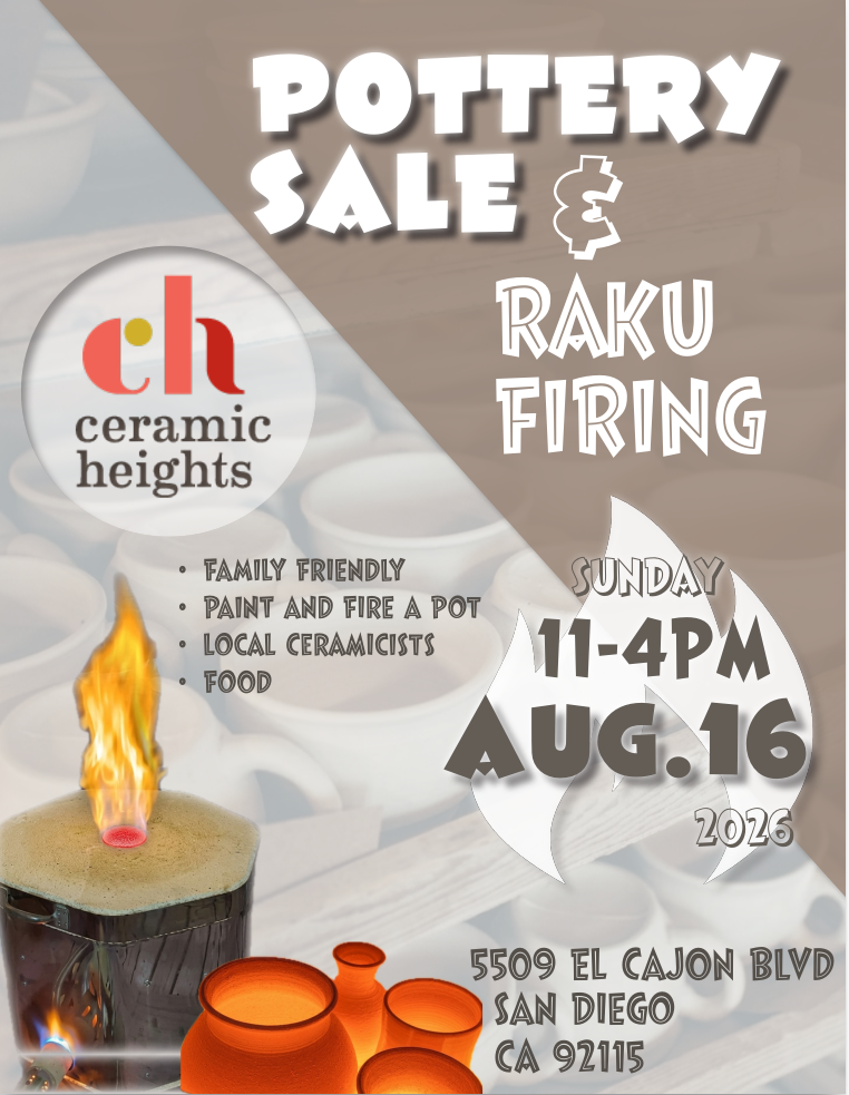 Summer Sale and Raku August 16